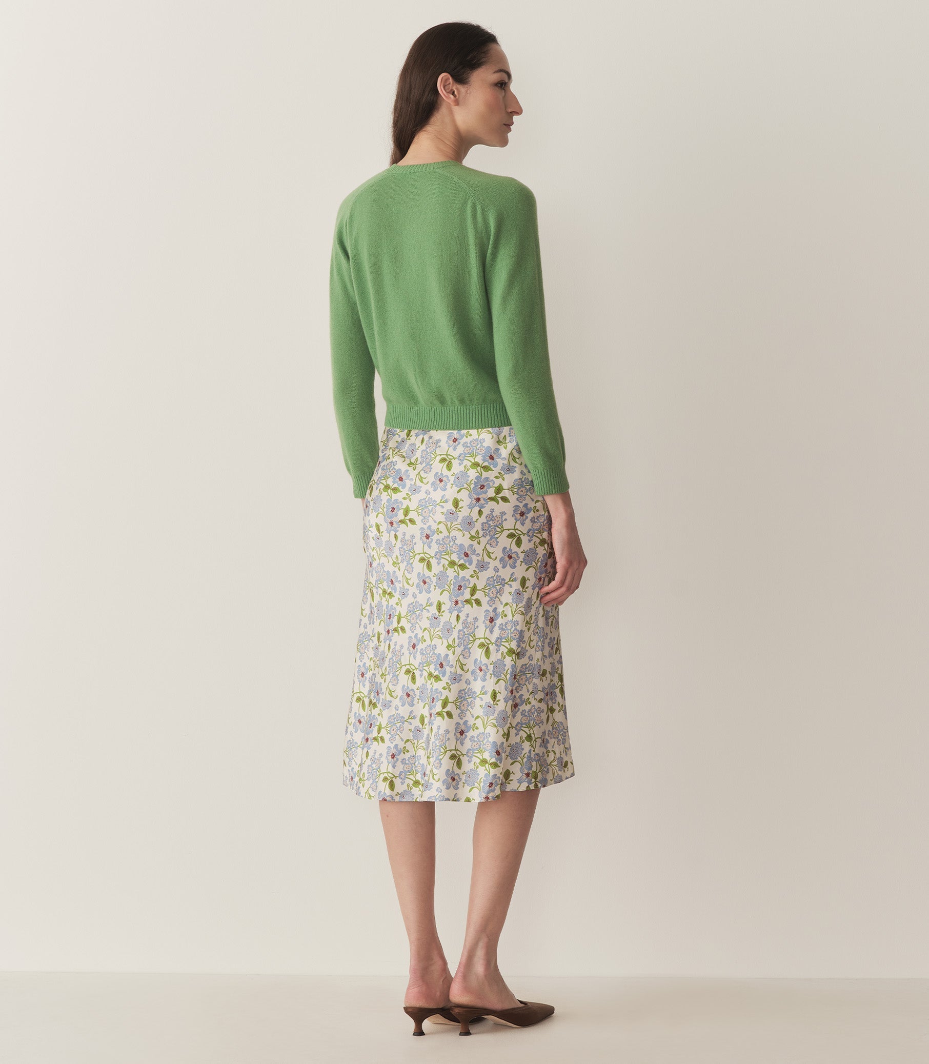HMD -- ELOWENA SKIRT -- IVORY STRAWBERRY MOON FLORAL view 4
