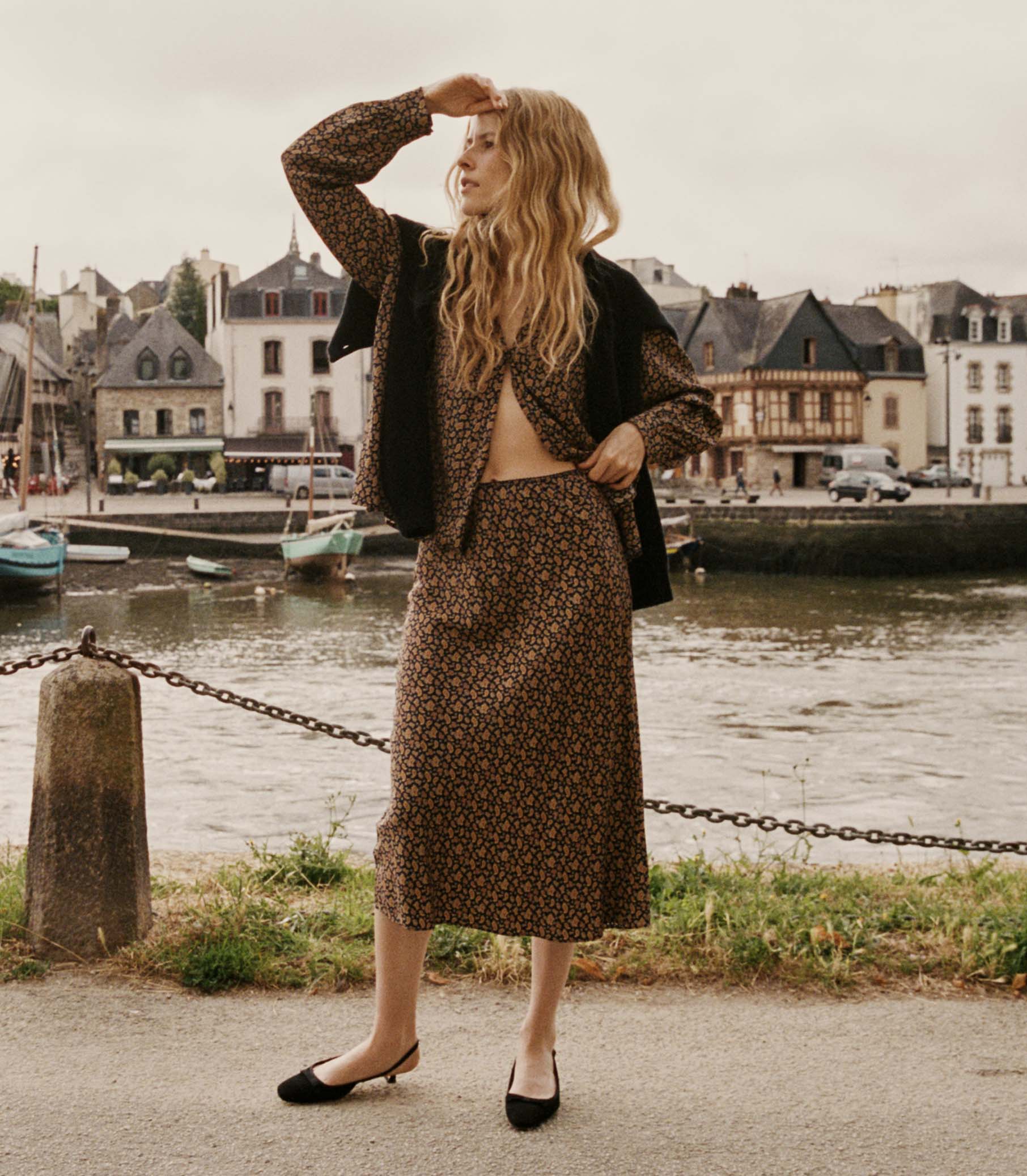 ELOWENA SKIRT -- VILLETTE PAISLEY view 1