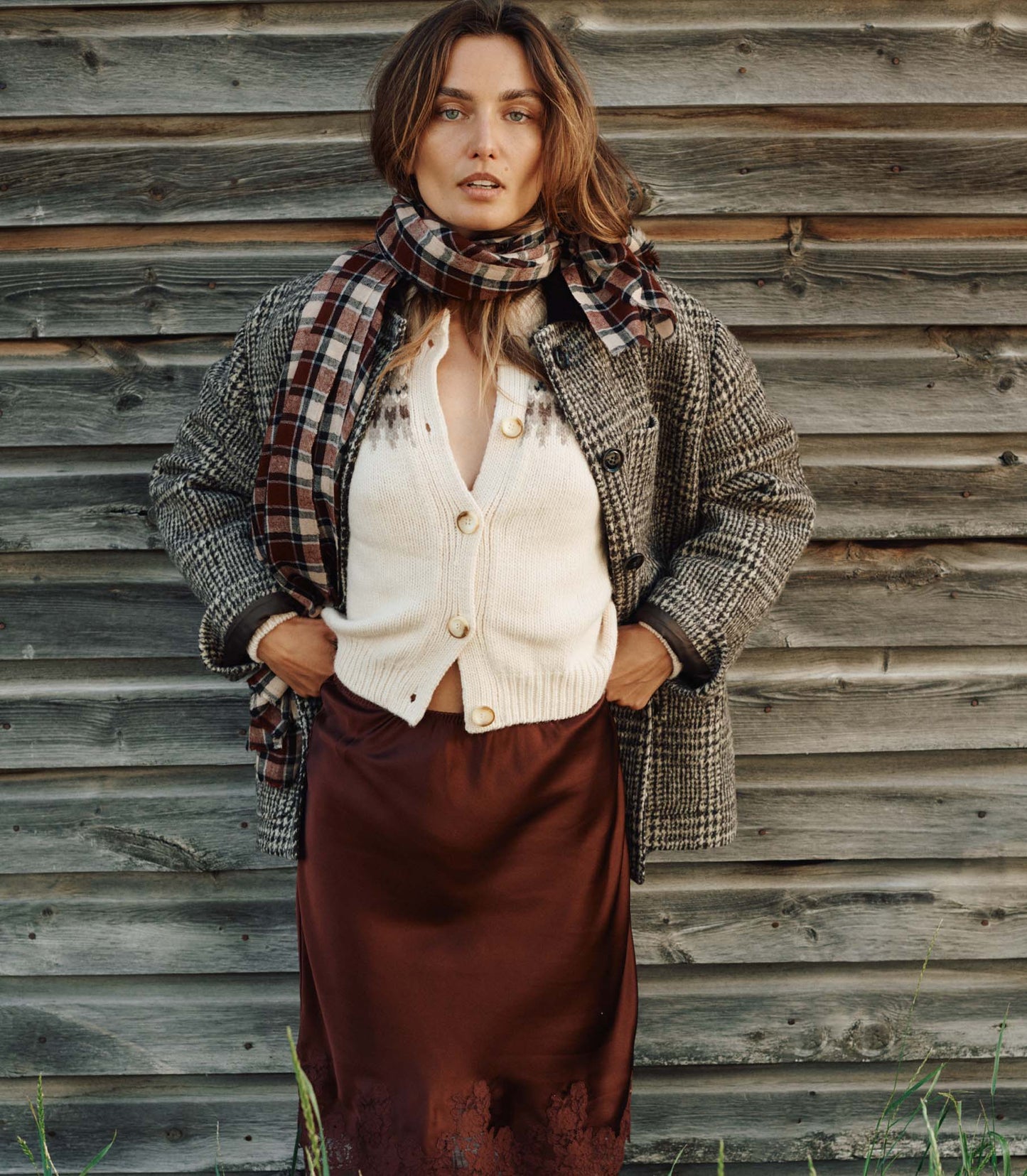 HMD -- ELOWETTE SKIRT -- CAFE BRUN