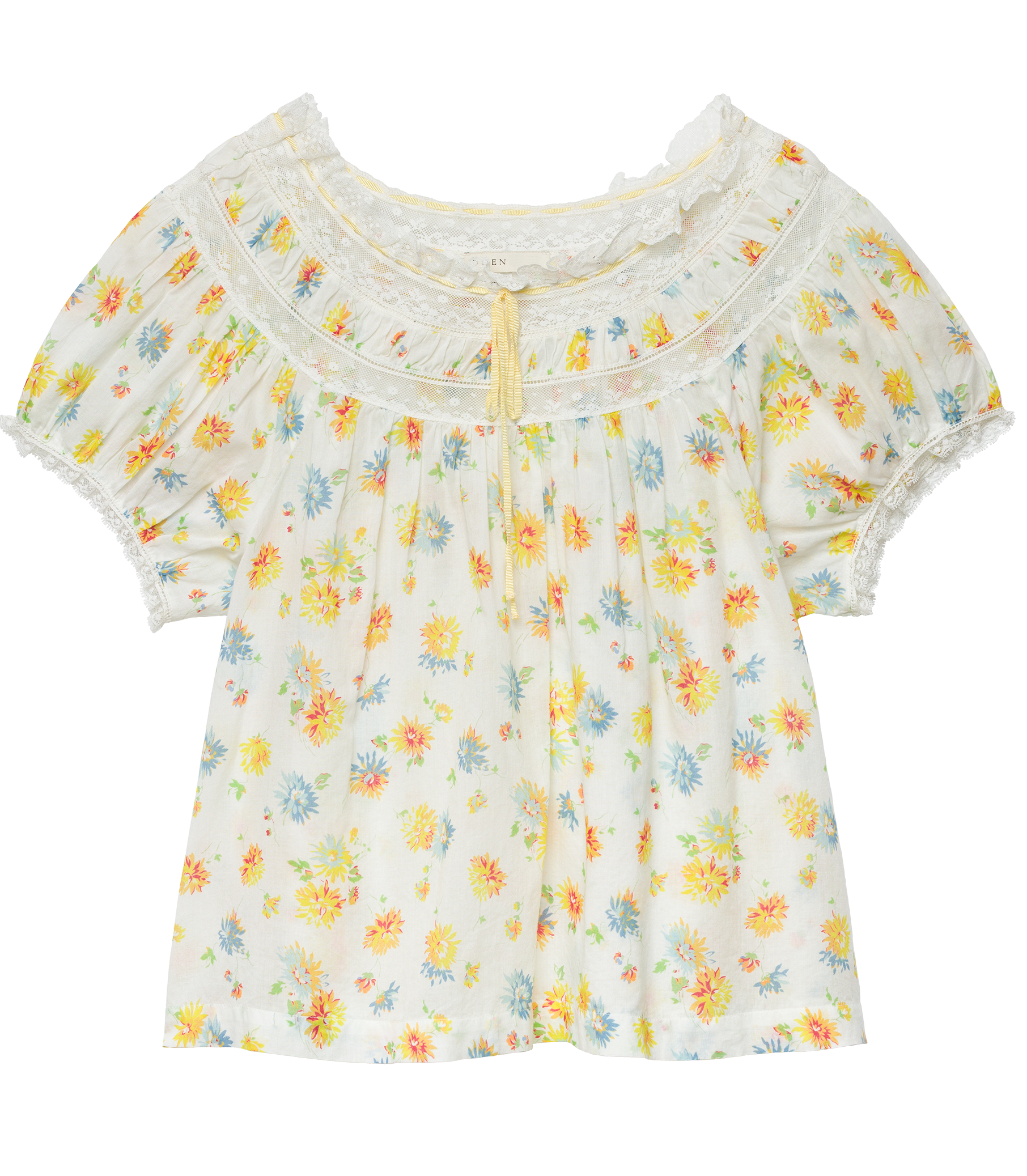 EMILE TOP -- DAHLIA FLORAL view 5

