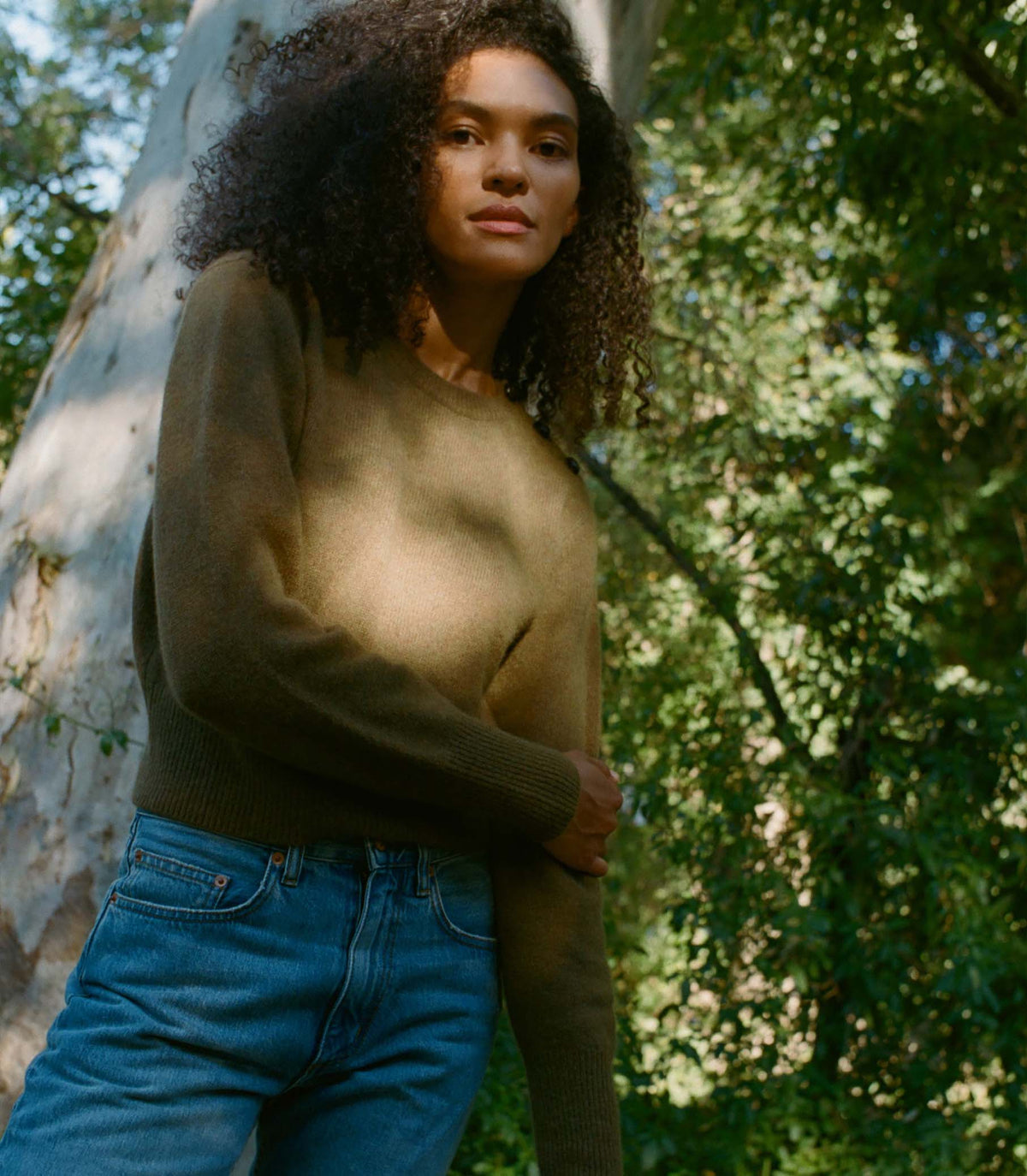 HMD -- EMMALYN SWEATER -- FOREST MOSS view 3
