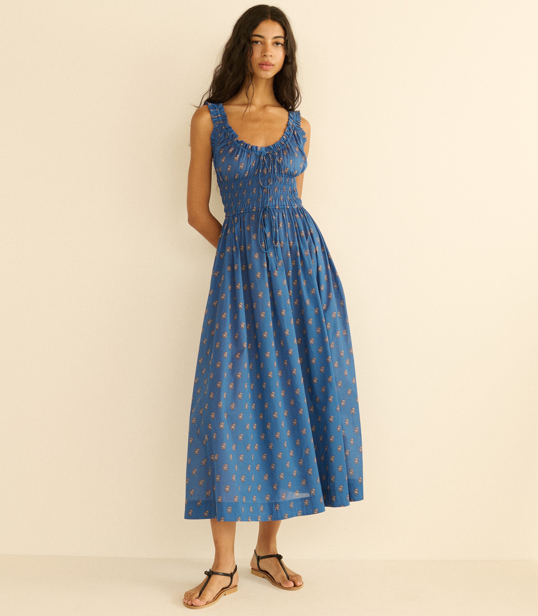 Emmaretta Dress - Eartha Paisley | DEN Eartha Paisley / XXS Emmaretta Dress - Eartha Paisley | DEN Eartha Paisley / XXS