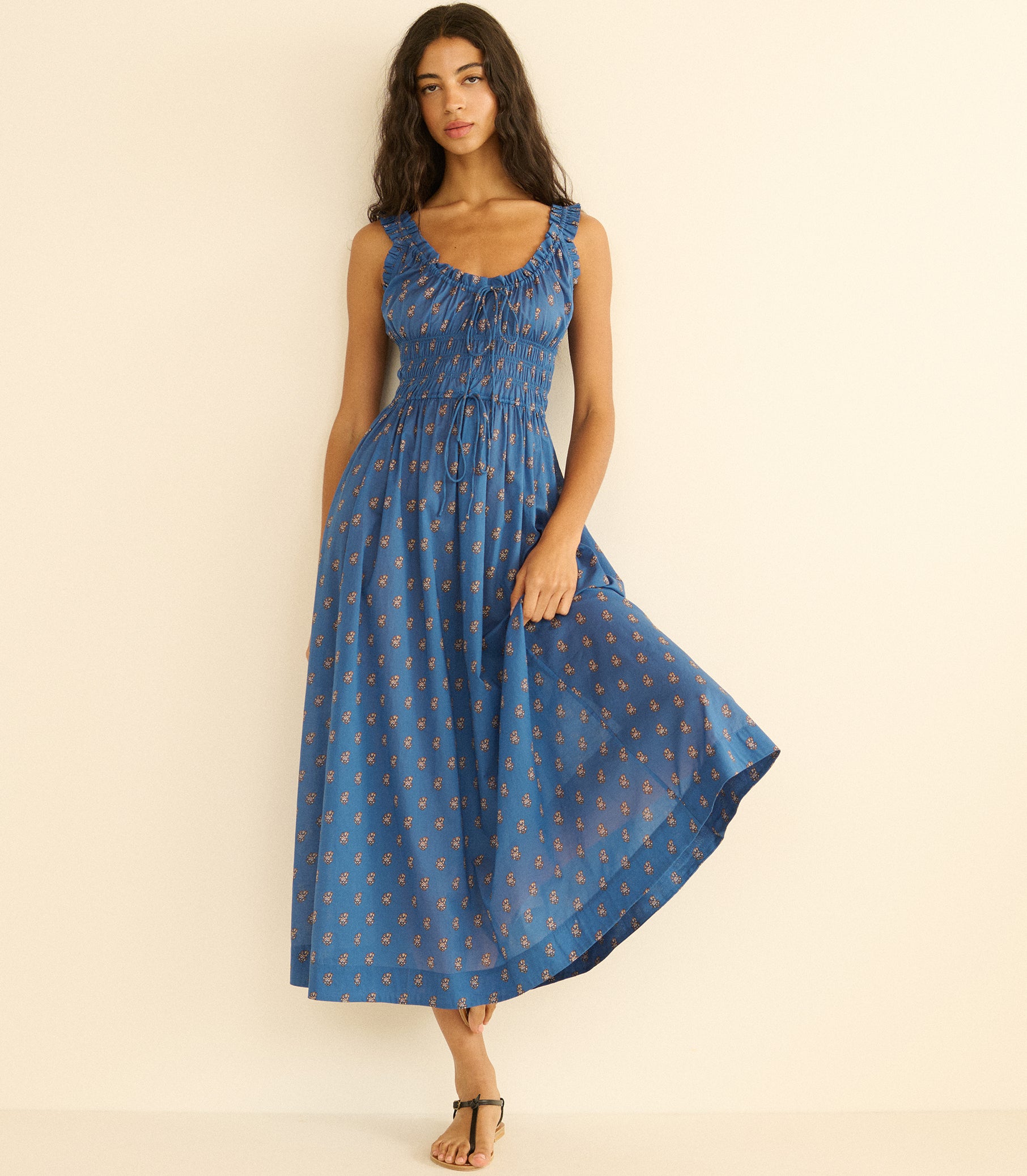 EMMARETTA DRESS -- EARTHA PAISLEY view 3
