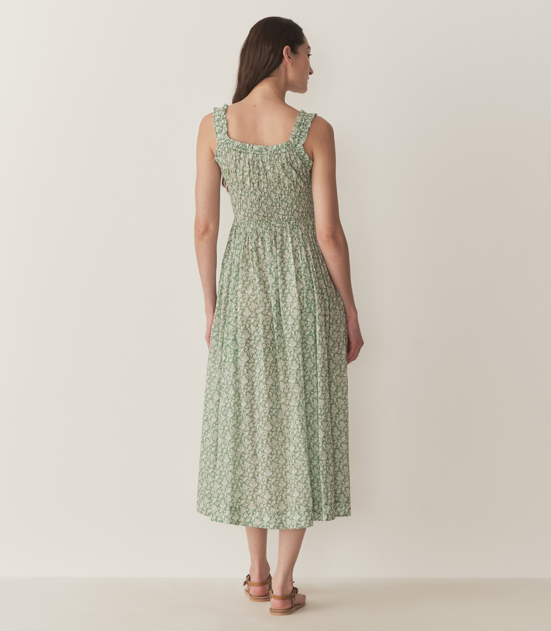 HMD -- EMMARETTA DRESS -- PERIDOT TEA FLORAL view 9
