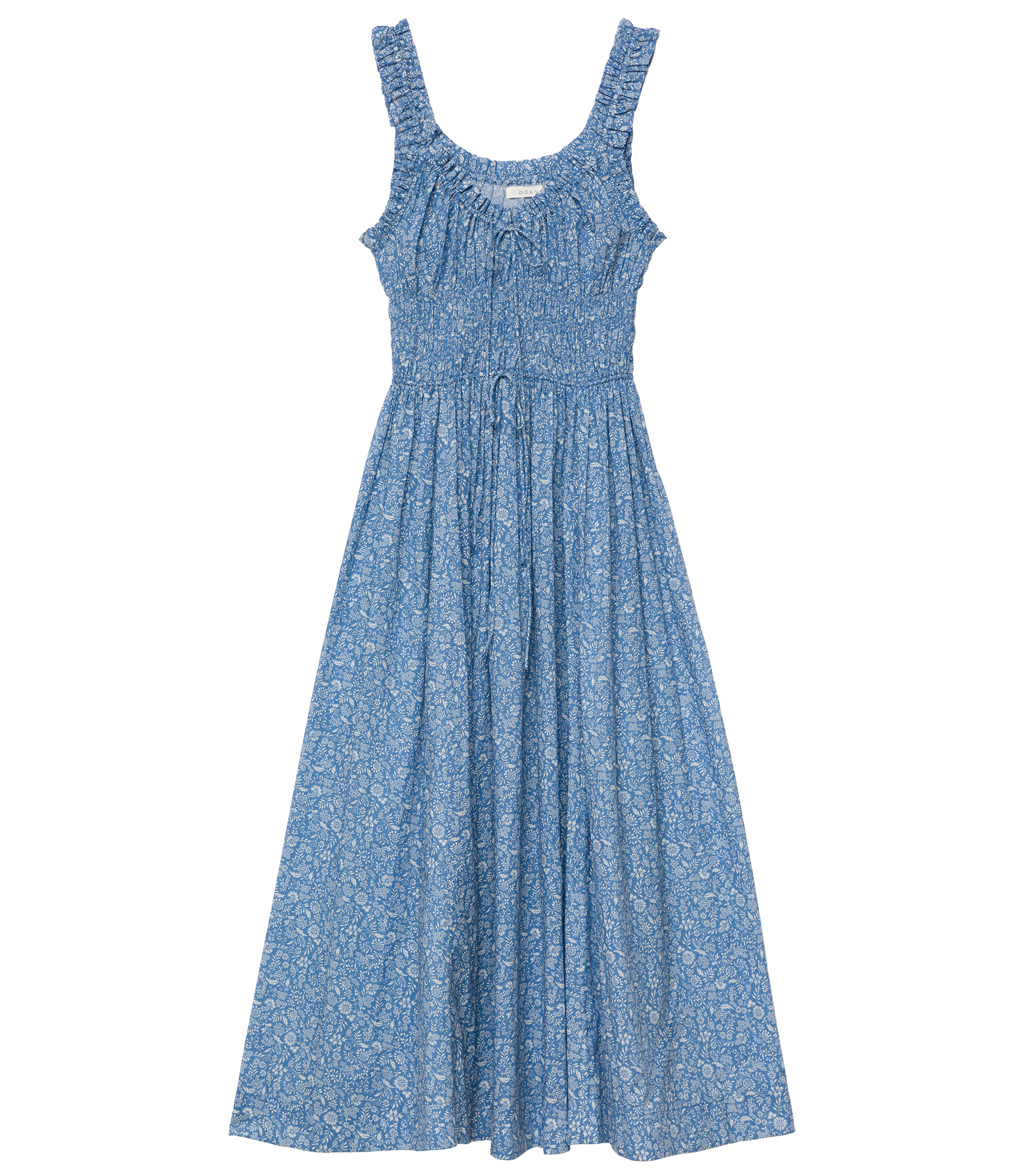 Emmaretta Dress - Blue Garden Bloom | DEN Blue Garden Bloom / S Emmaretta Dress - Blue Garden Bloom | DEN Blue Garden Bloom / S