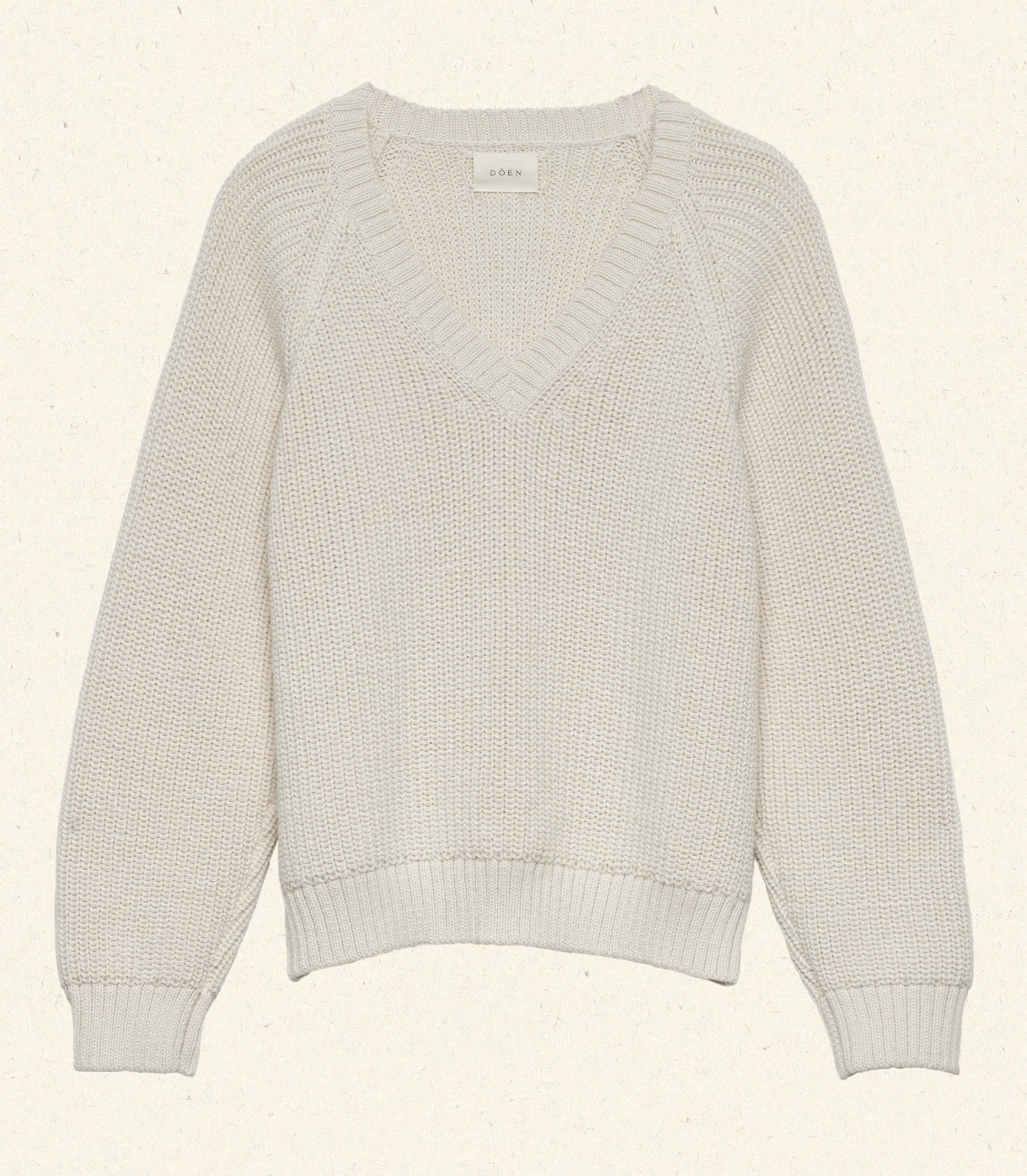 EMMONS SWEATER -- CREAM view 6