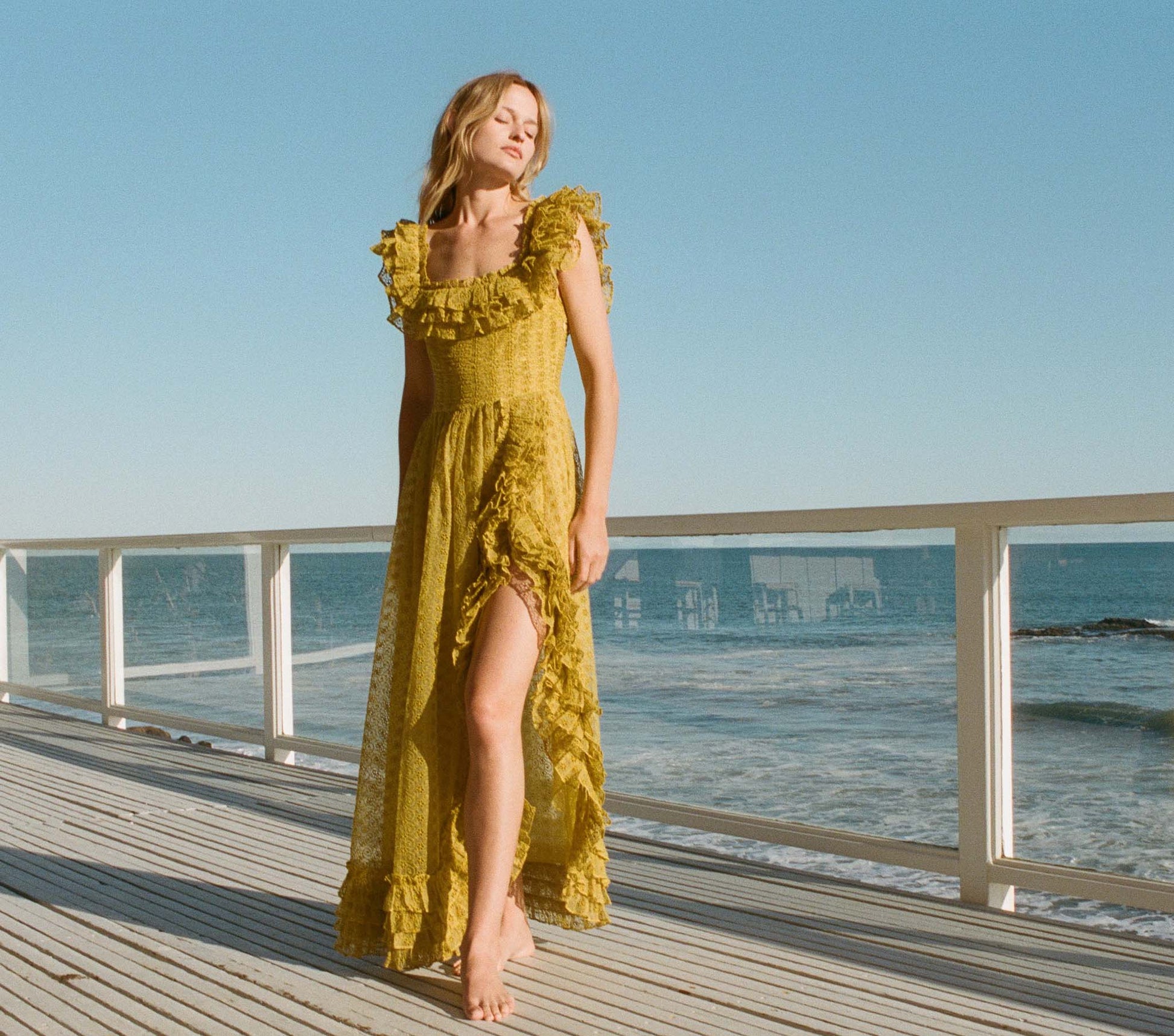 HMD -- ERNESTINE DRESS -- MOSS view 3
