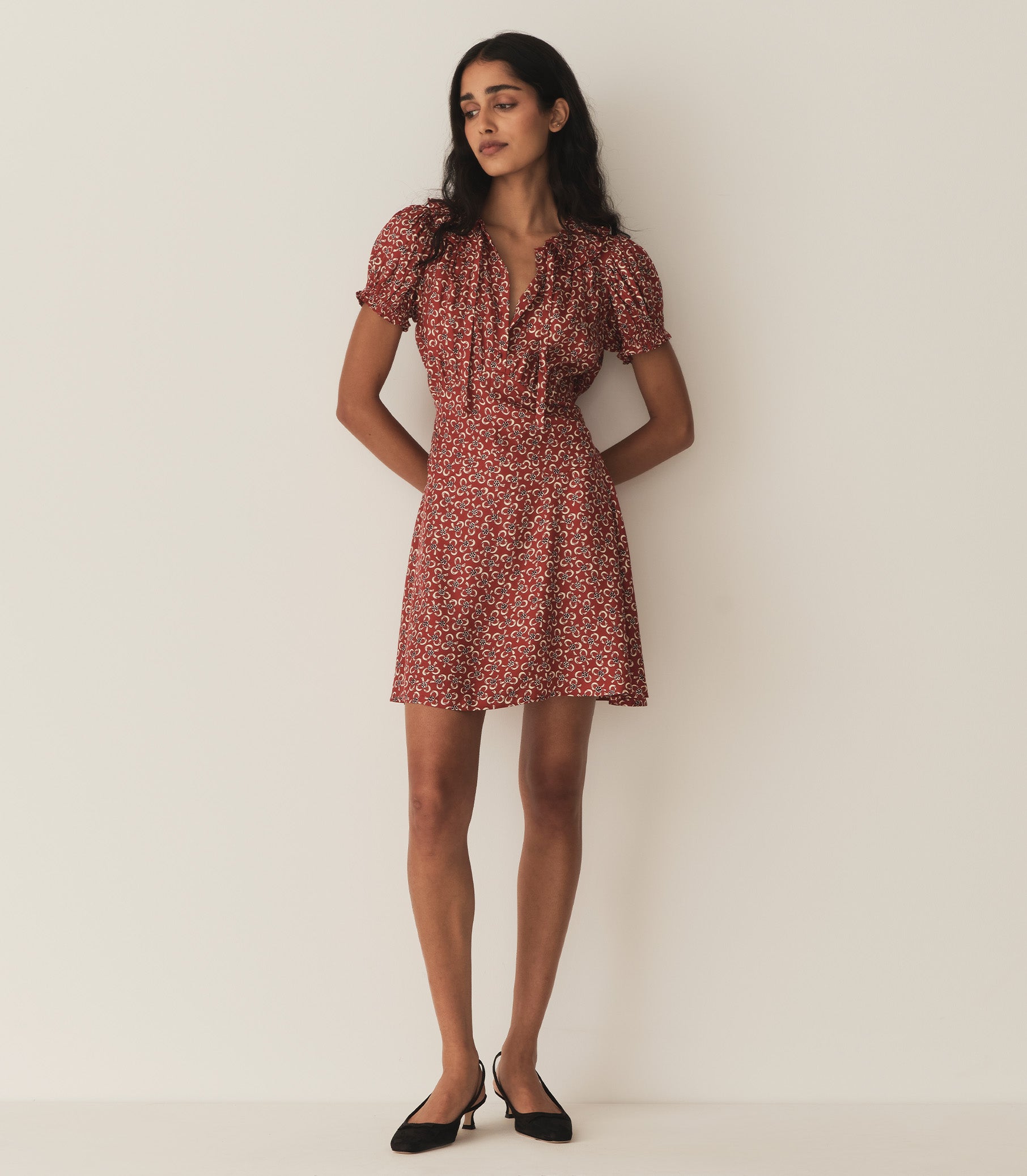 EVIENNE DRESS -- AMELINE DITSY view 1