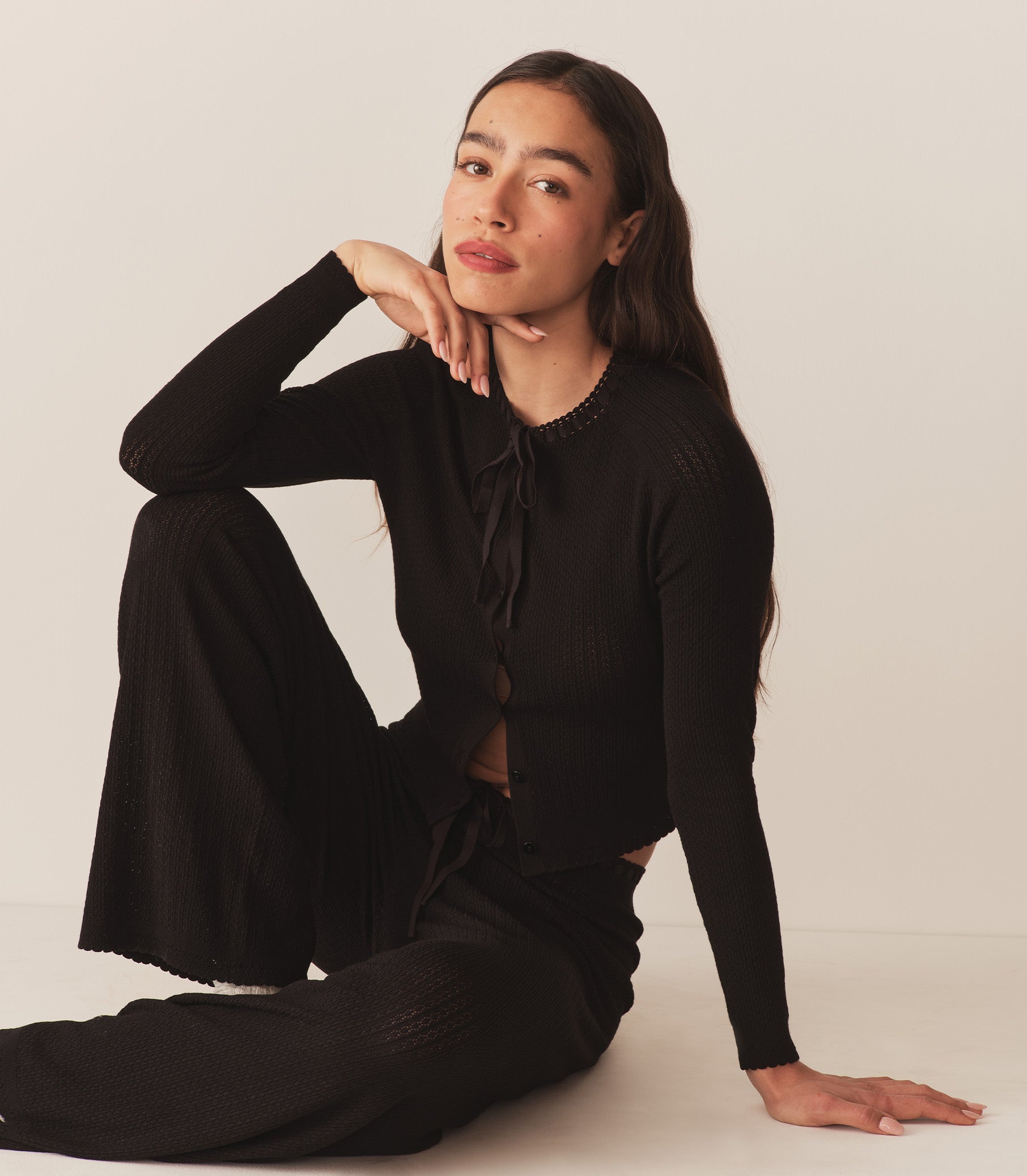 EVONNE PANT -- BLACK view 1