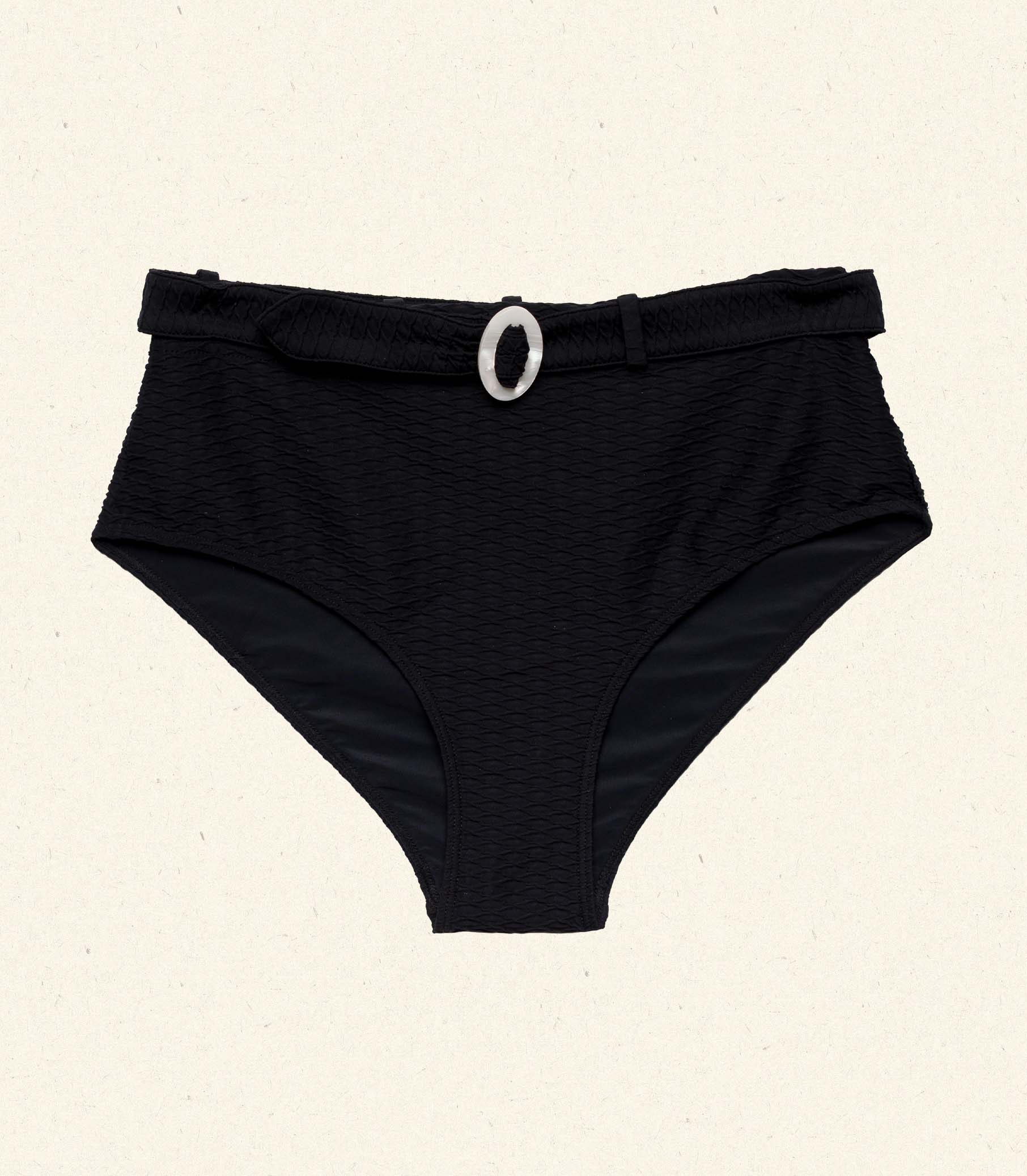EVORA BIKINI BOTTOM -- NERO view 5