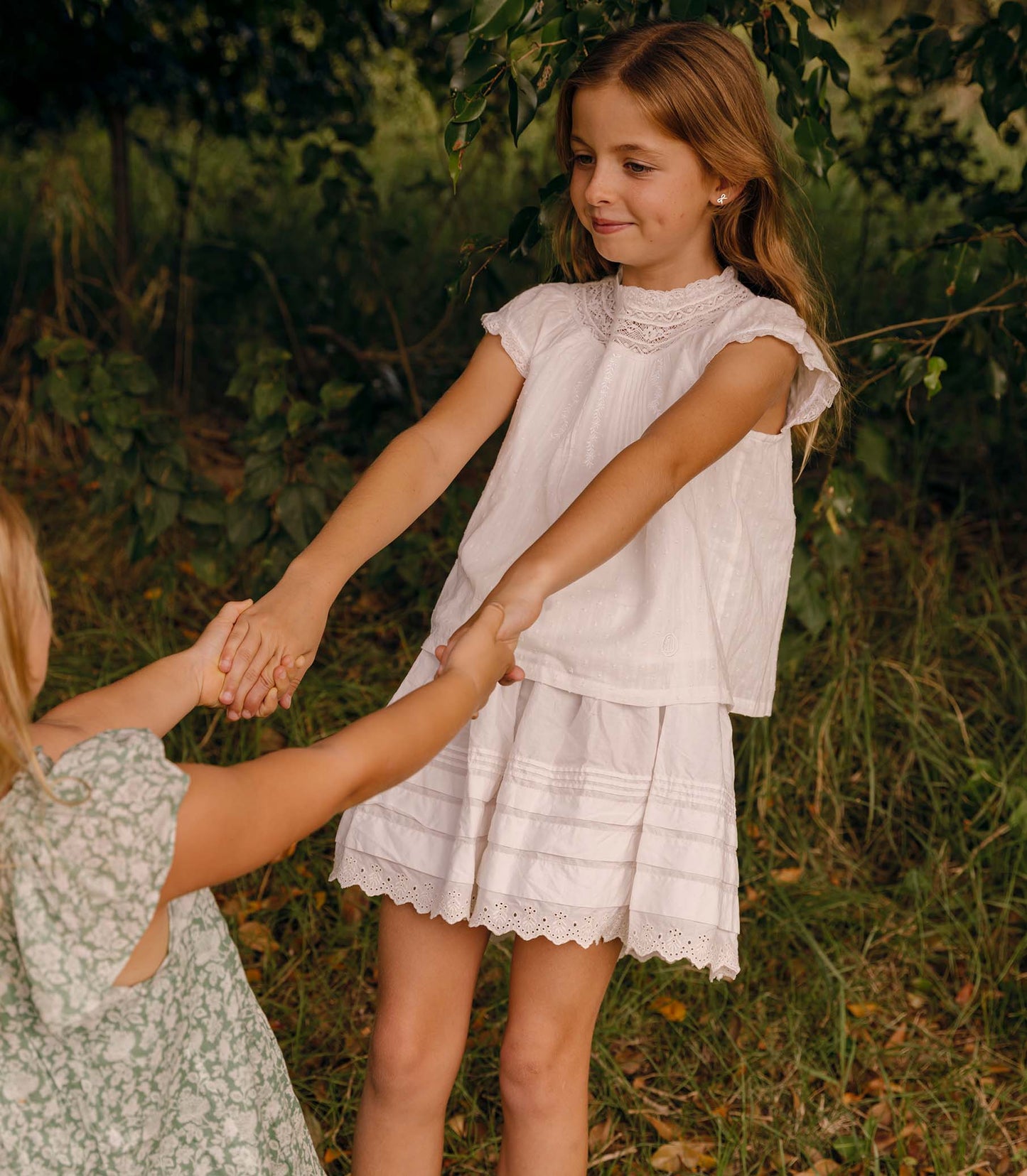 LITTLE SEBASTIANE SKIRT -- SALT