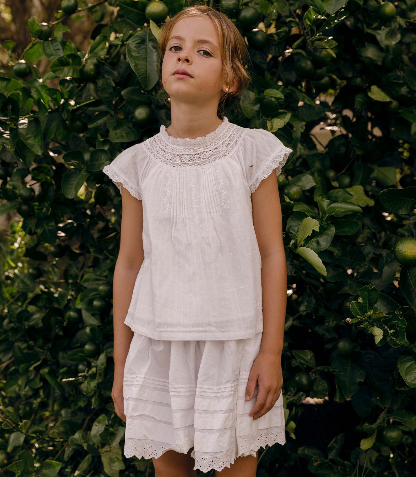 LITTLE SEBASTIANE SKIRT -- SALT