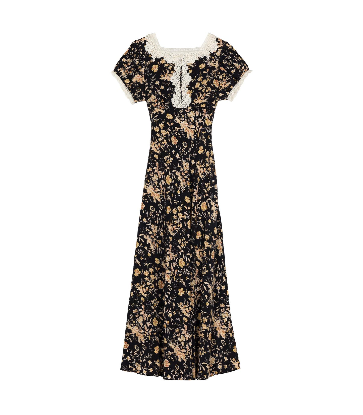 HMD -- EMELINE DRESS -- NAVY OAK BLUFFS FLORAL