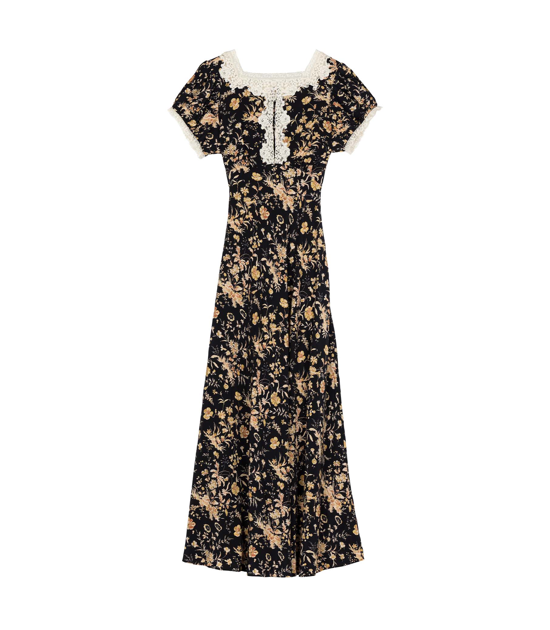 HMD -- EMELINE DRESS -- NAVY OAK BLUFFS FLORAL view 4
