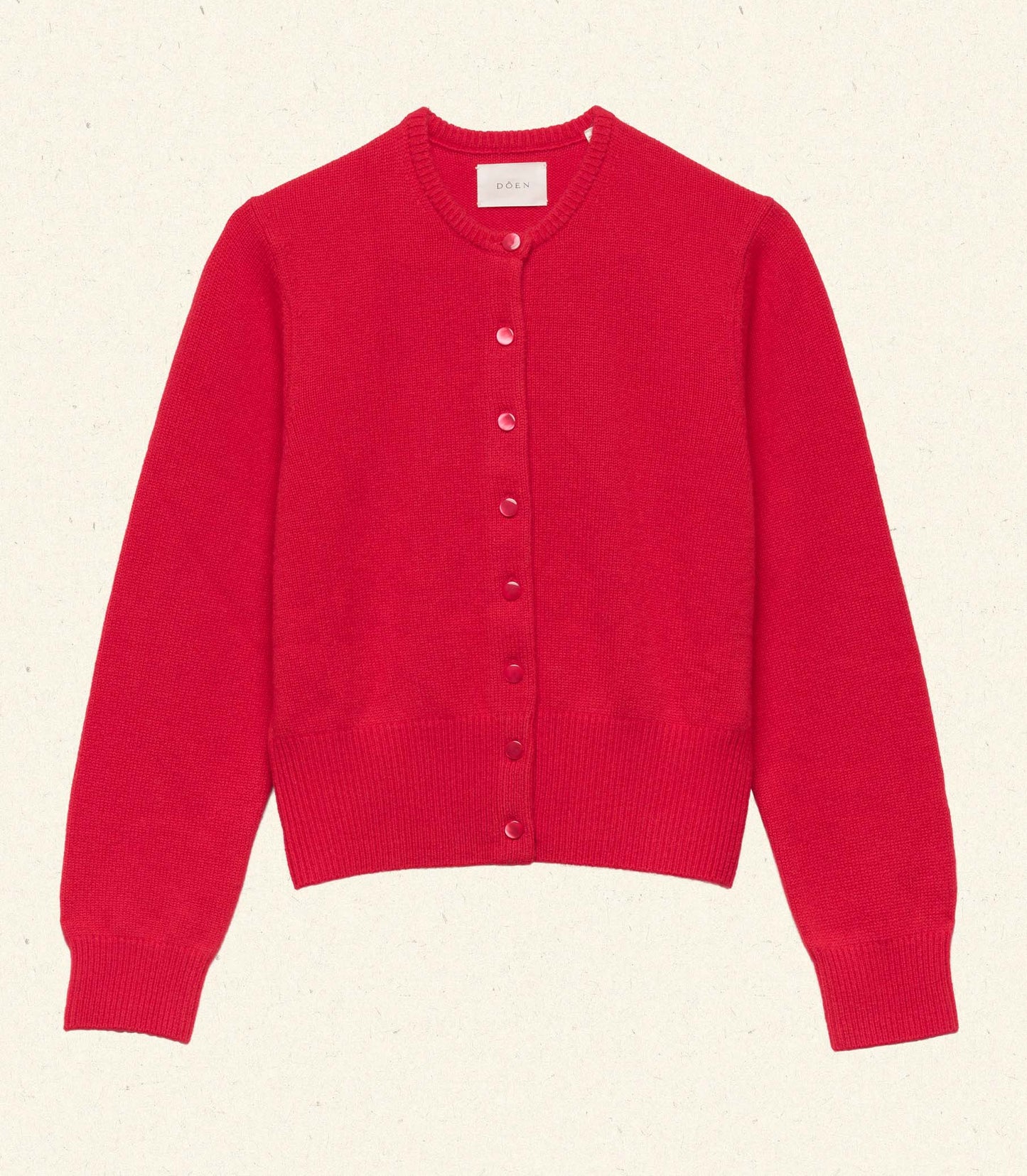 HMD -- FAIRCHILD CASHMERE CARDIGAN -- TOMATO