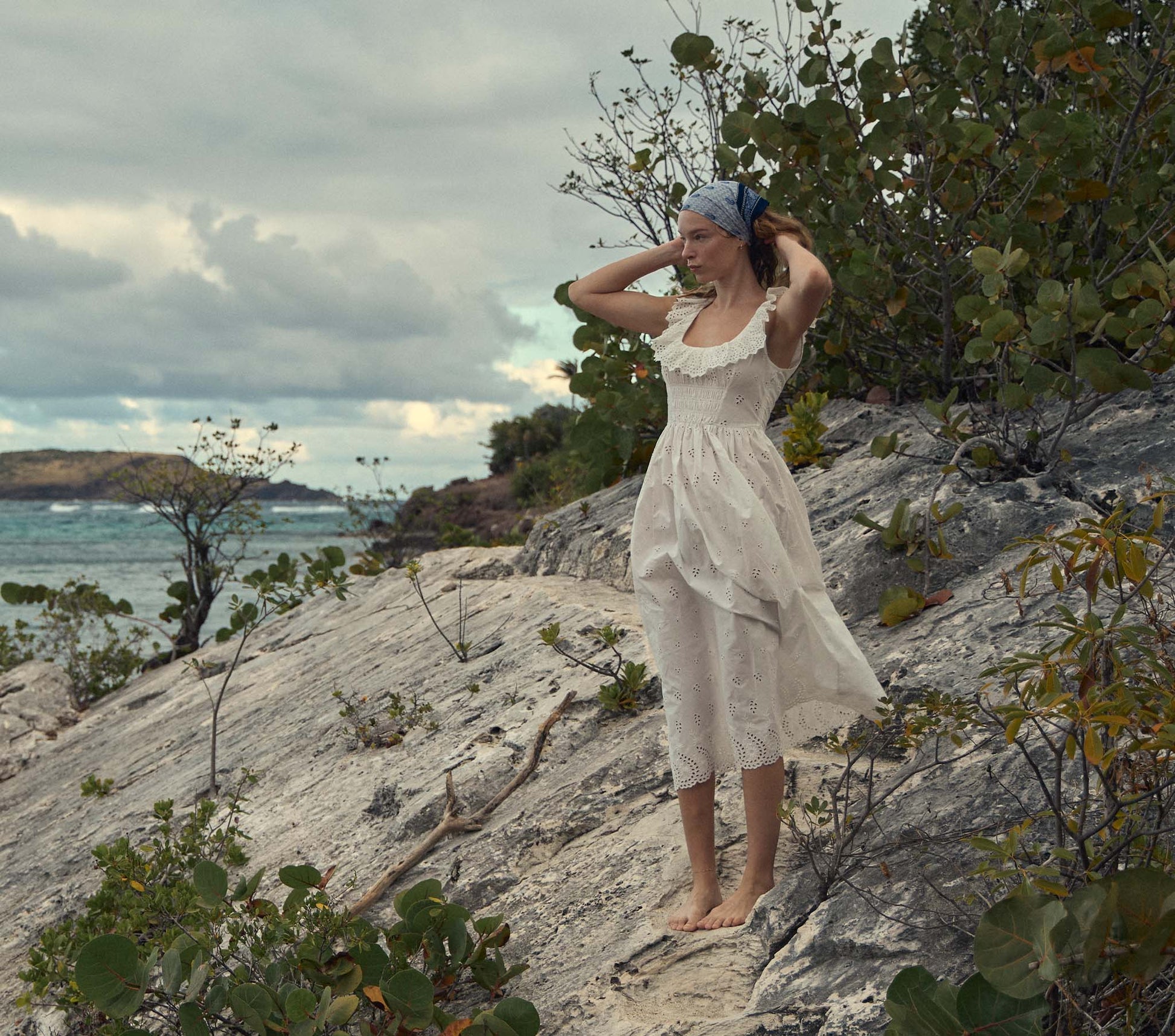 HMD -- FARAH DRESS -- SALT view 3
