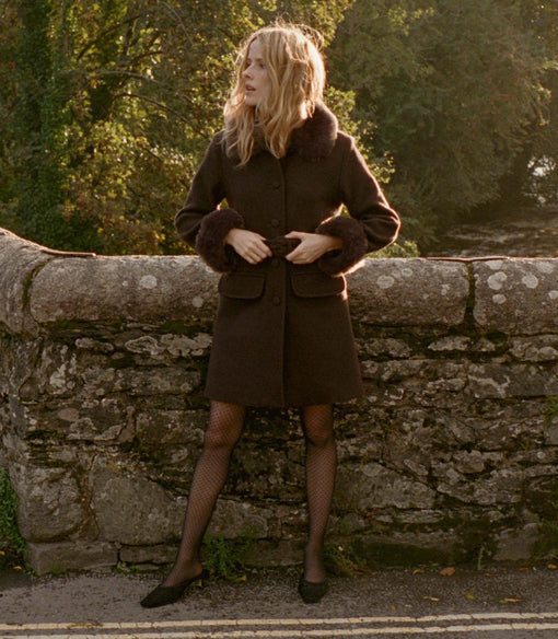 FARROW COAT -- CHOCOLATE