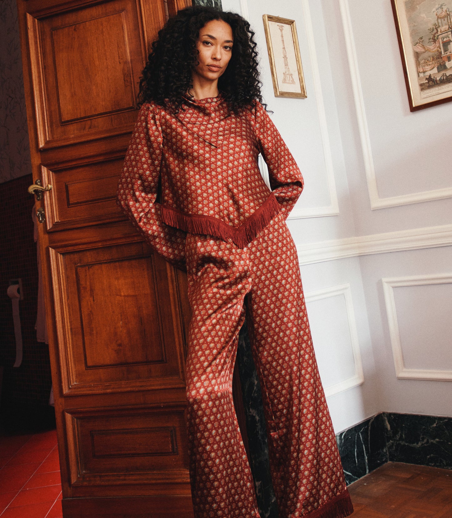 FAUSTELLA TOP -- SAN SEBASTIAN FOULARD