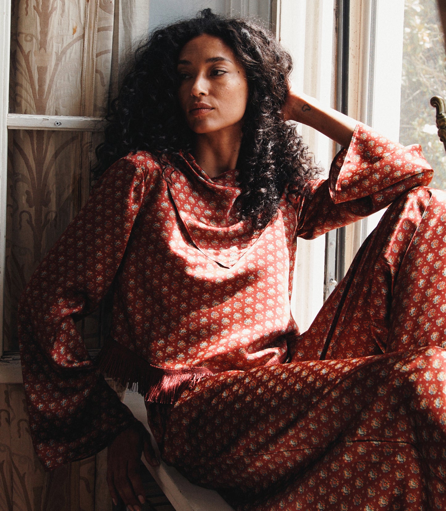 FAUSTELLA TOP -- SAN SEBASTIAN FOULARD