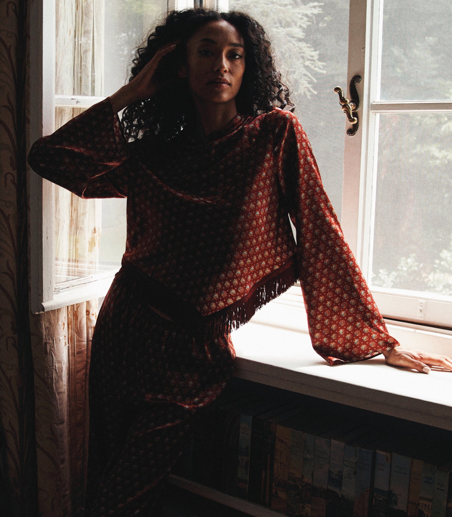 FAUSTELLA TOP -- SAN SEBASTIAN FOULARD