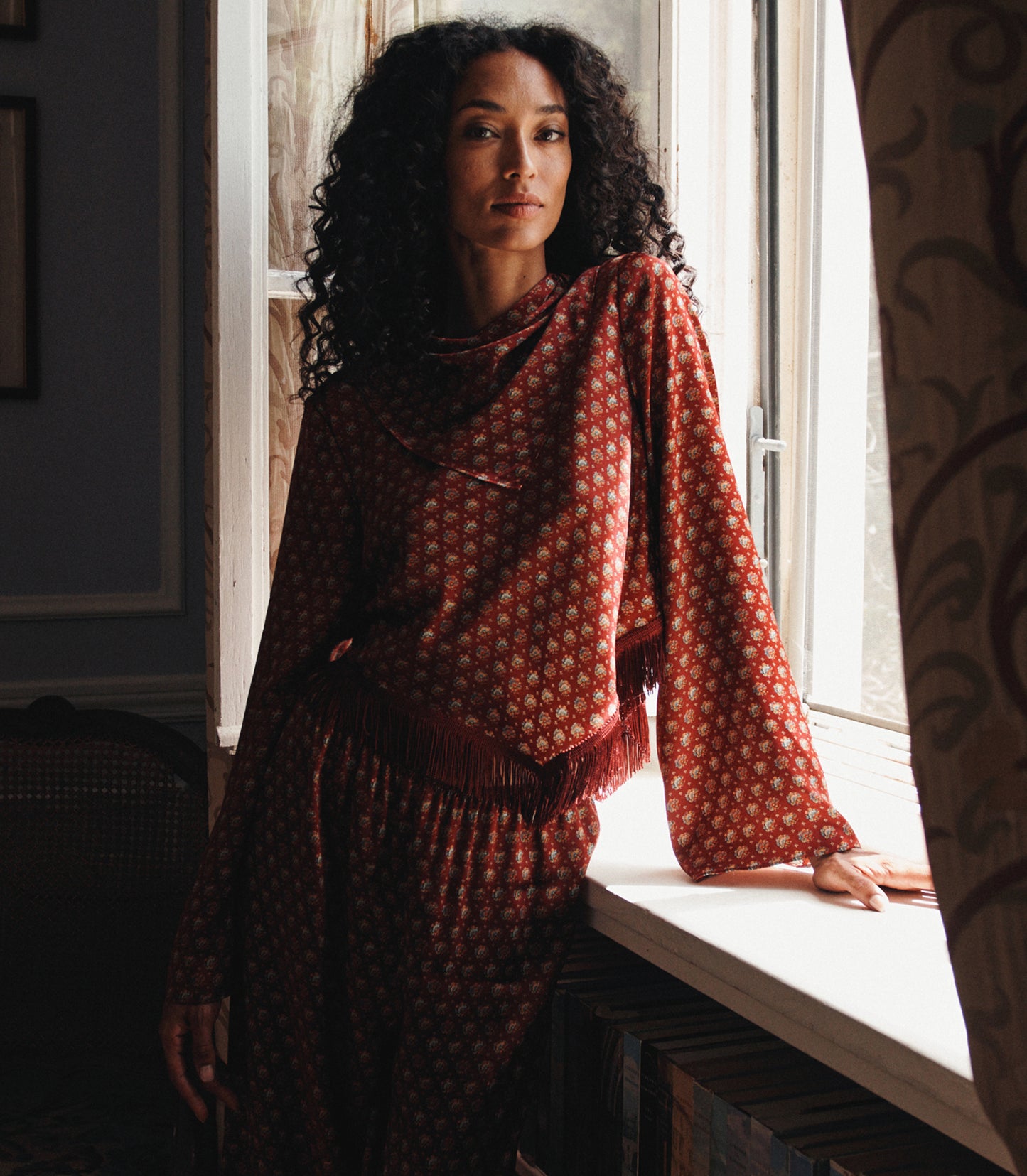 FAUSTELLA TOP -- SAN SEBASTIAN FOULARD