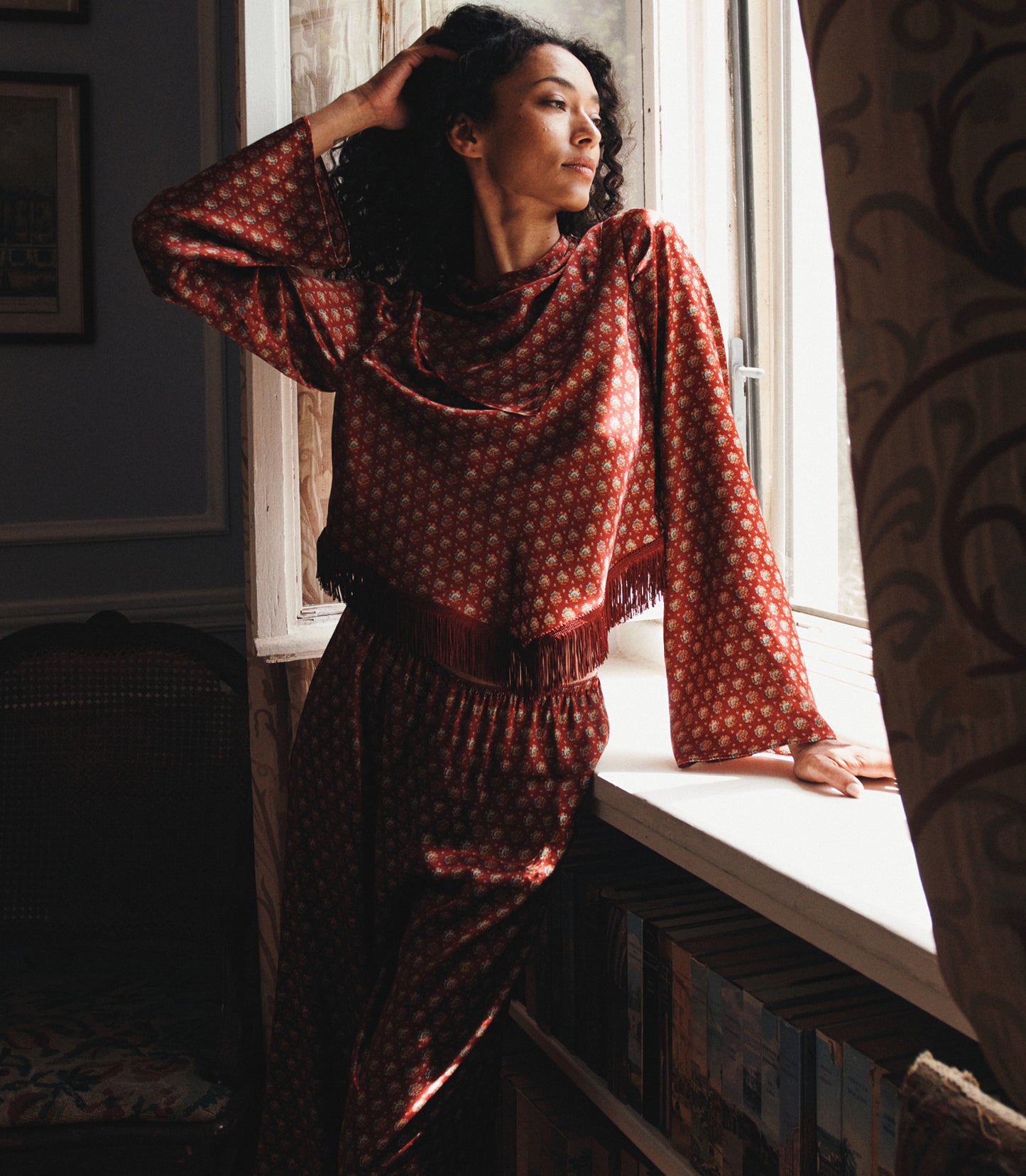 FAUSTELLA TOP -- SAN SEBASTIAN FOULARD
