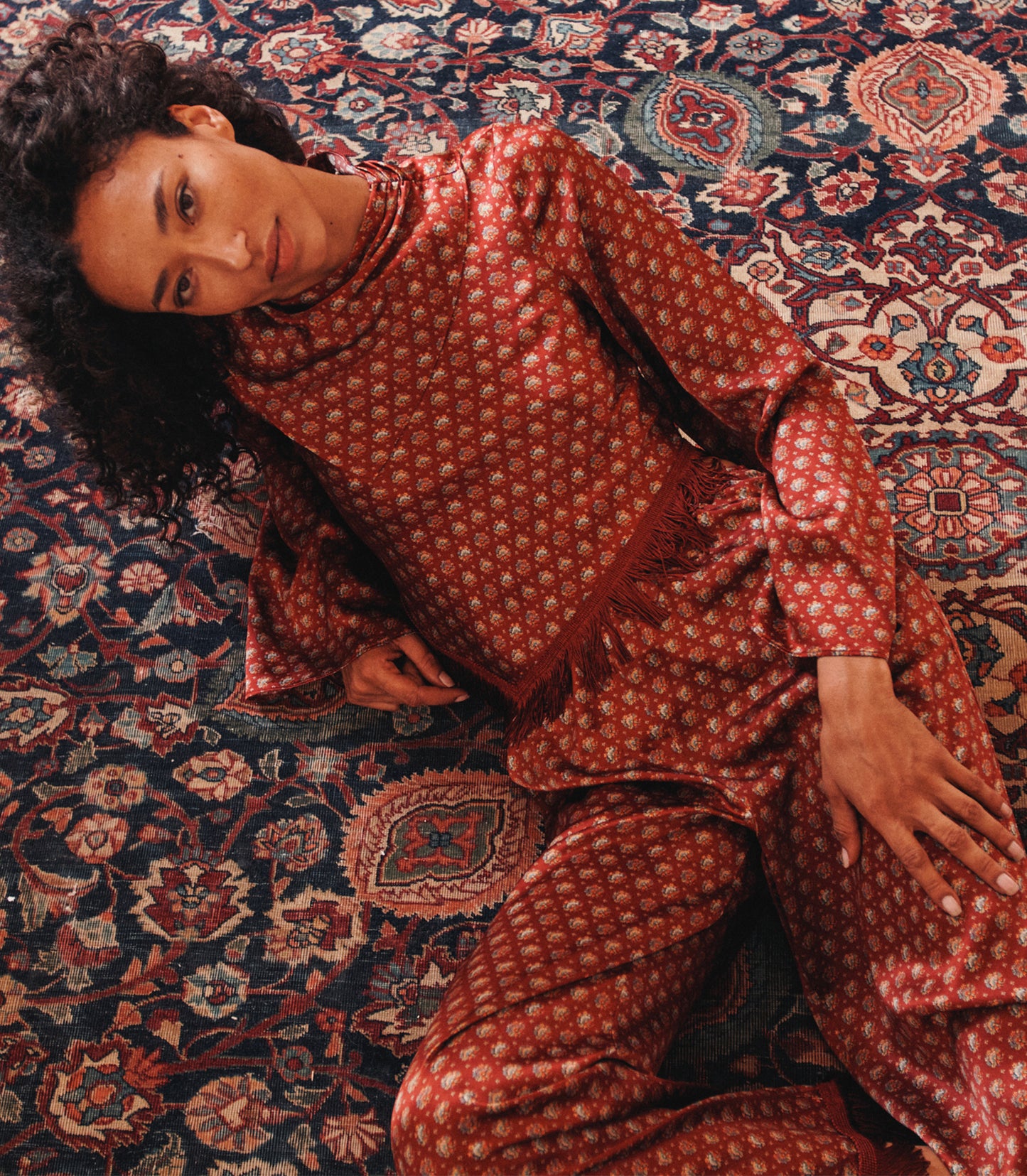 FAUSTELLA TOP -- SAN SEBASTIAN FOULARD