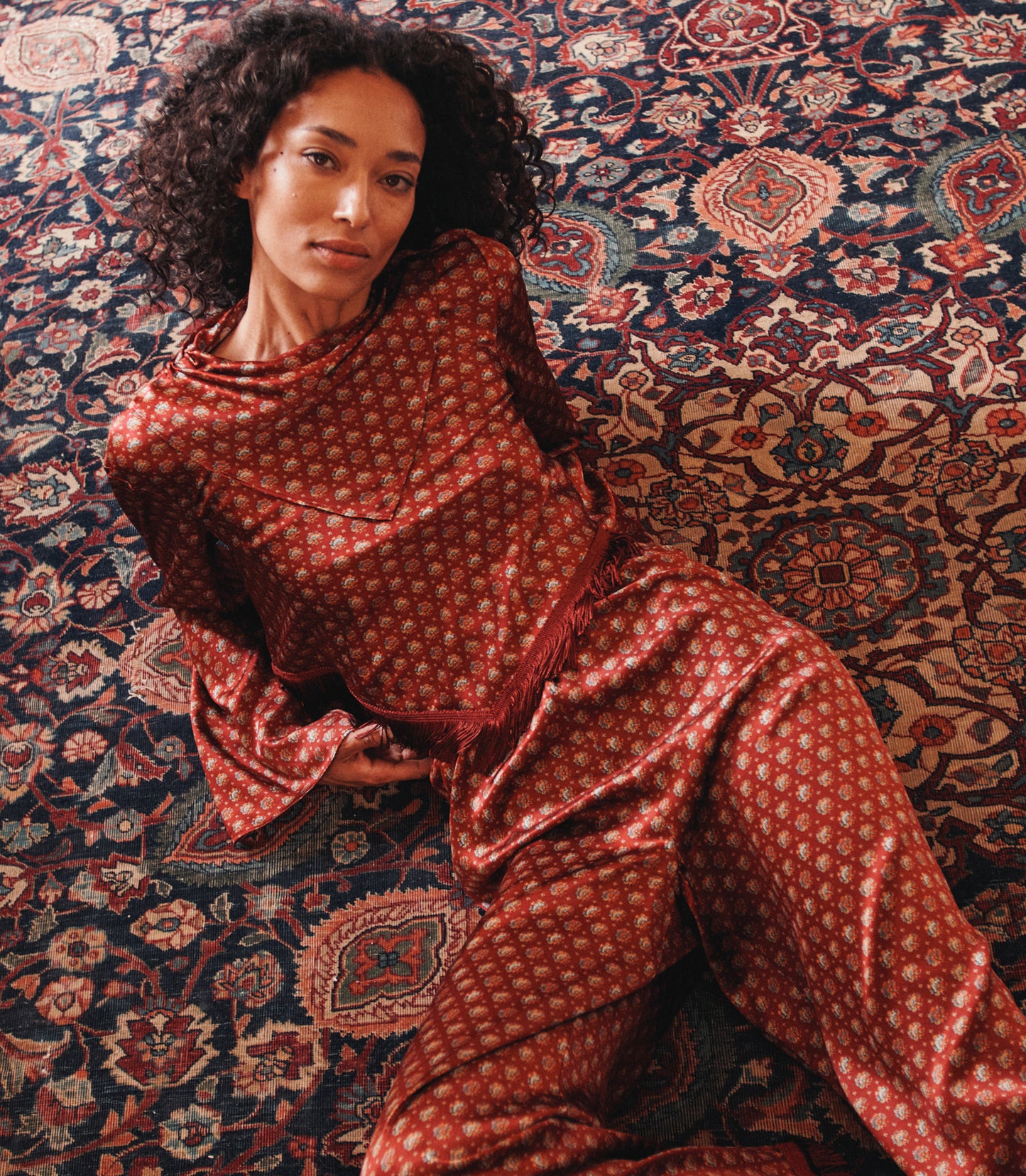 FAUSTELLA TOP -- SAN SEBASTIAN FOULARD