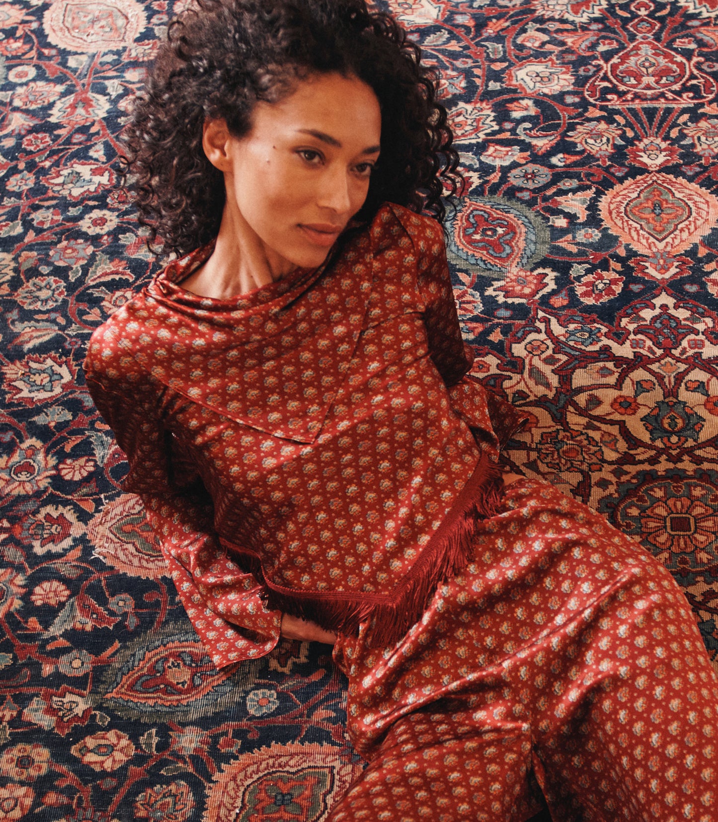 FAUSTELLA TOP -- SAN SEBASTIAN FOULARD