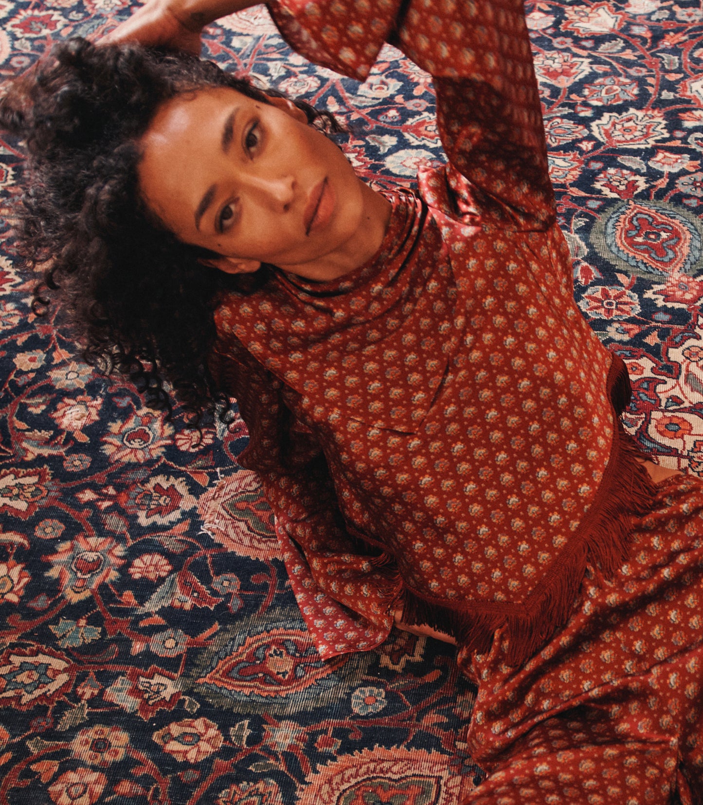 FAUSTELLA TOP -- SAN SEBASTIAN FOULARD
