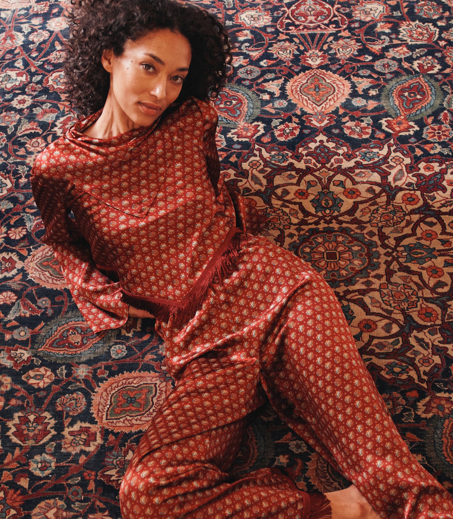 FAUSTELLA TOP -- SAN SEBASTIAN FOULARD