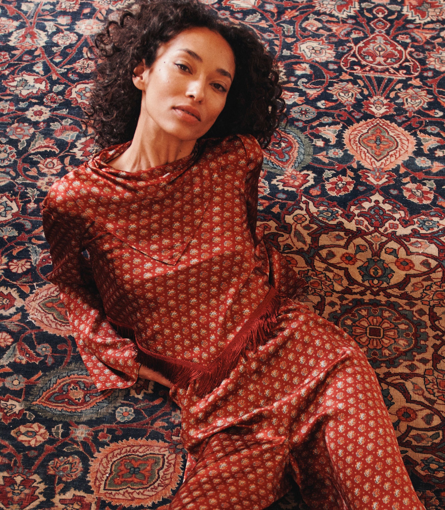 FAUSTELLA TOP -- SAN SEBASTIAN FOULARD