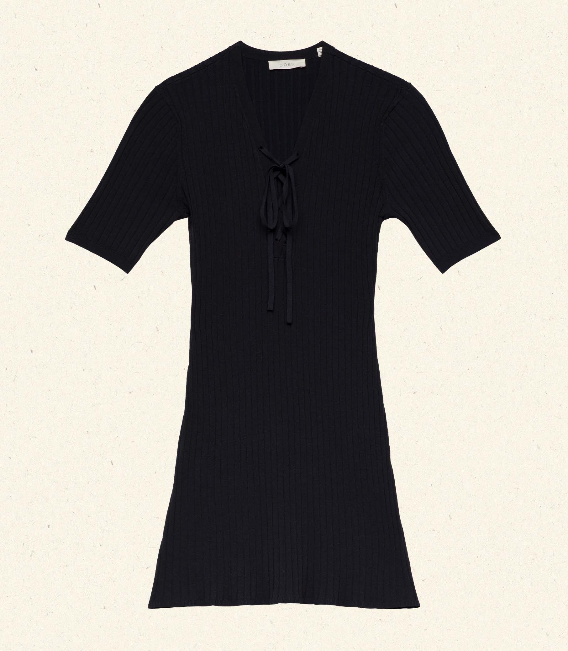 FAYBELLE DRESS -- NAVY view 6