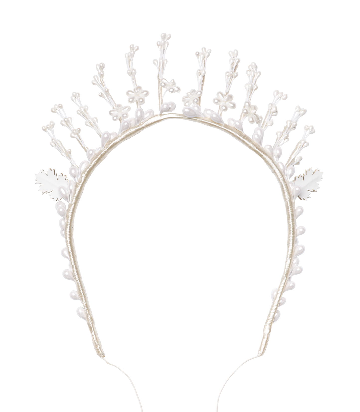 FAYE TIARA -- ANTIQUE PEARL