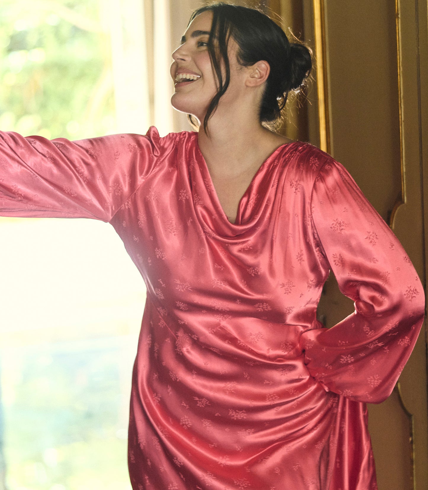 FÉLICITÉ DRESS -- WILD GERANIUM