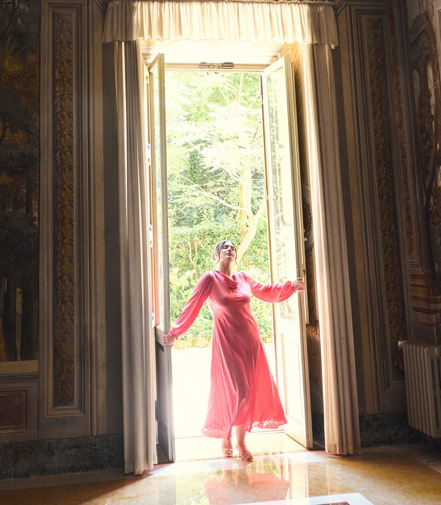 FÉLICITÉ DRESS -- WILD GERANIUM view 13

