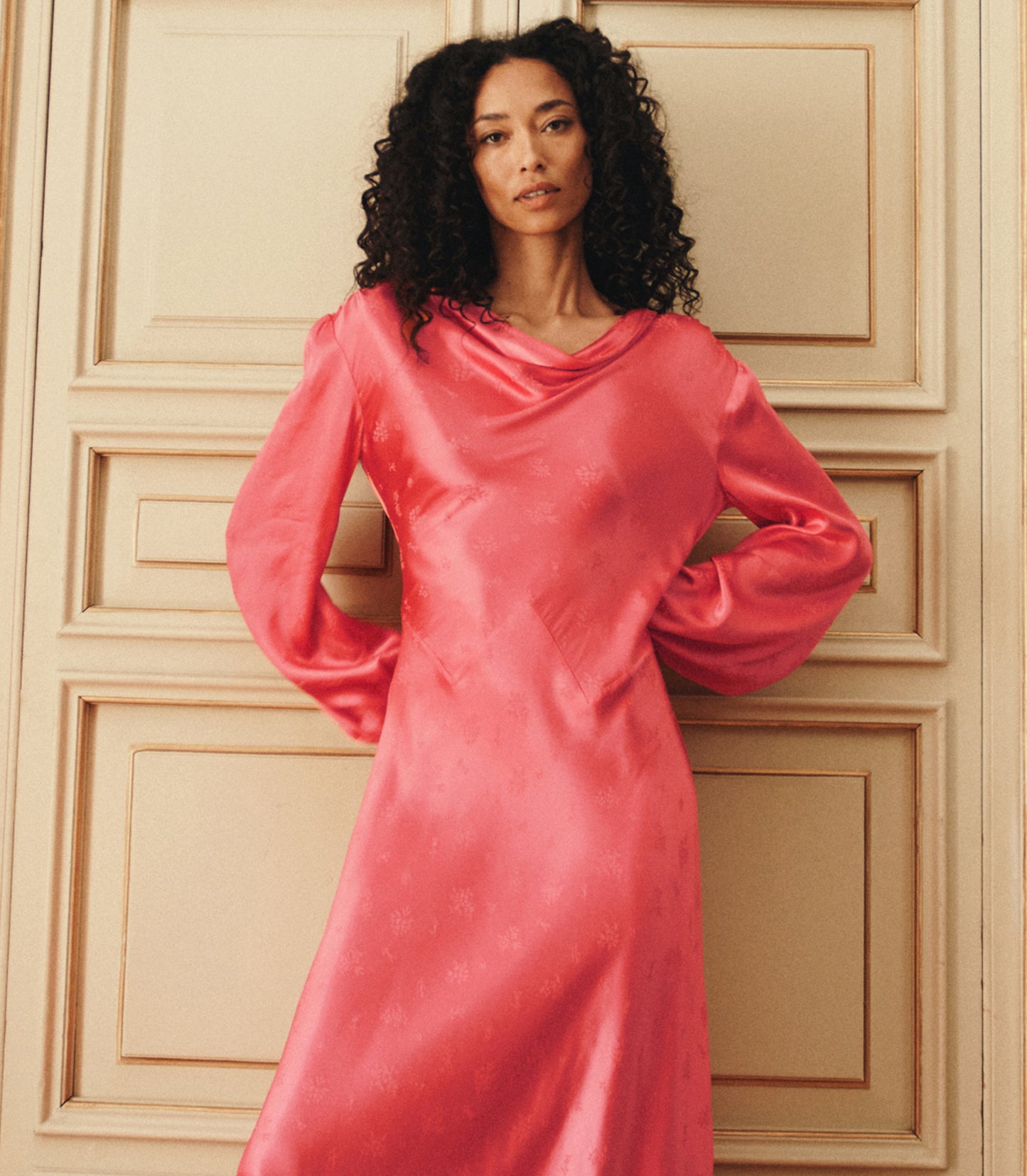 FÉLICITÉ DRESS -- WILD GERANIUM