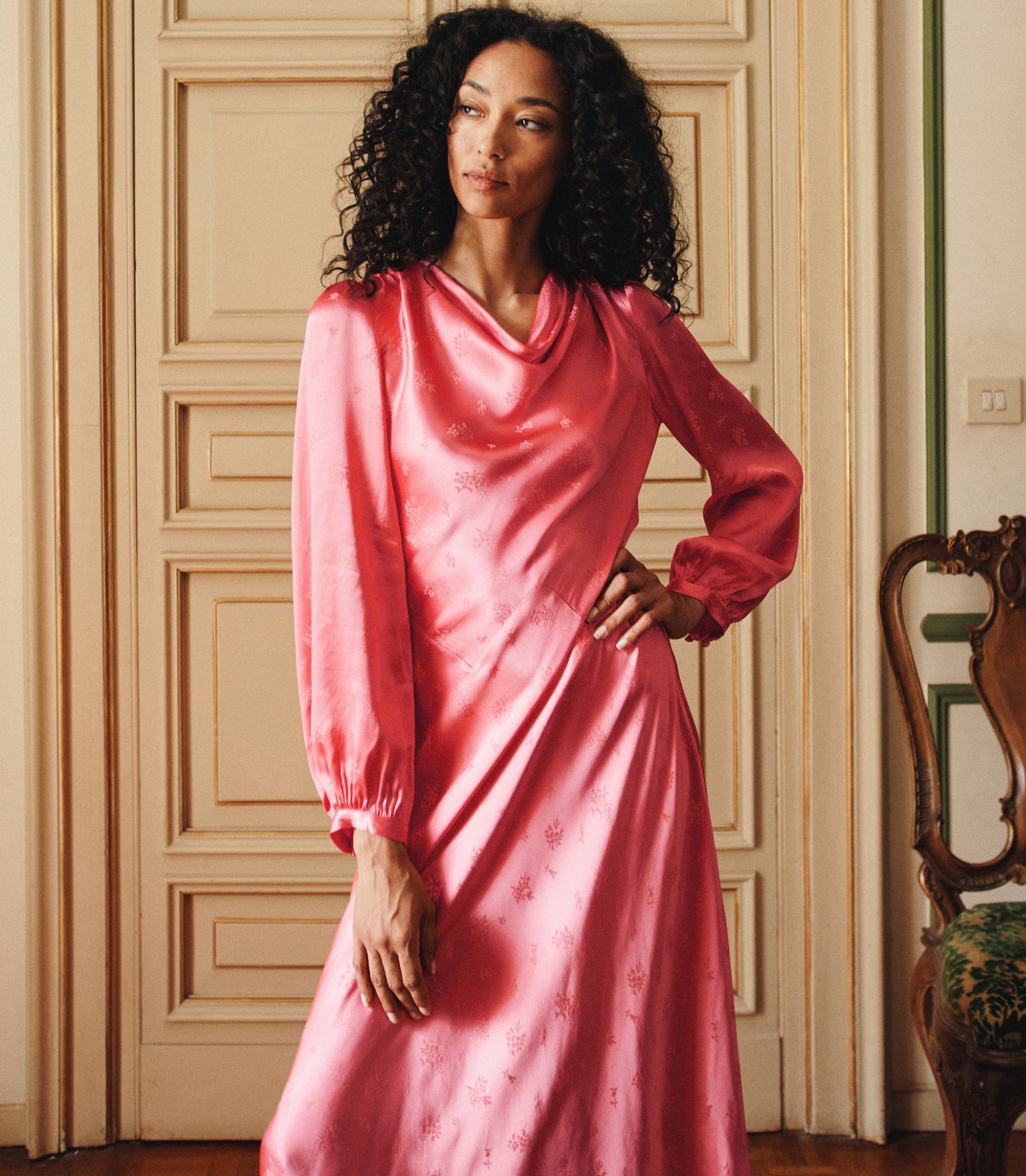 FÉLICITÉ DRESS -- WILD GERANIUM