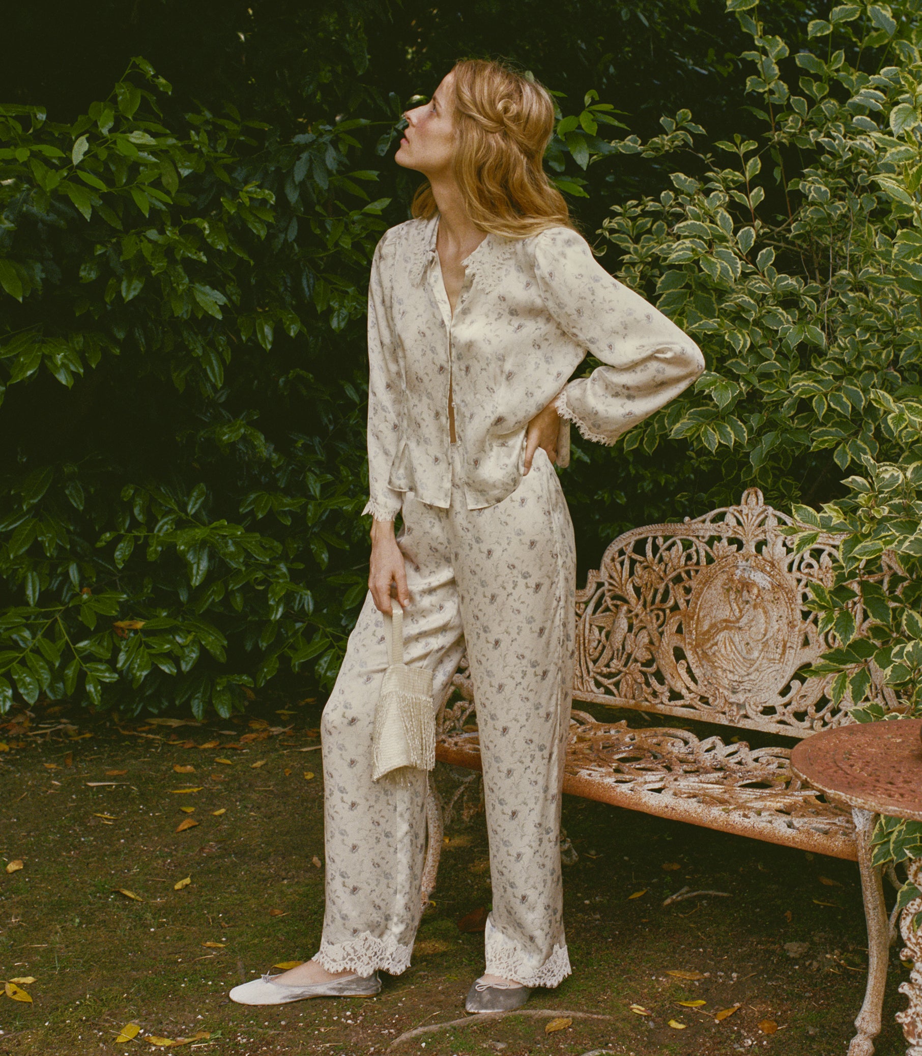FELISE PANT -- CAMELLIA BLOOM view 2

