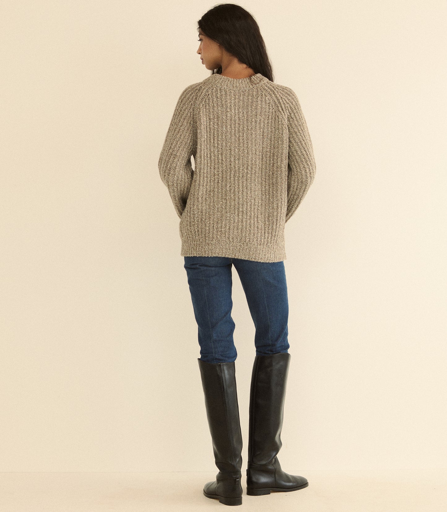 FENNEL SWEATER -- GRAY MARL