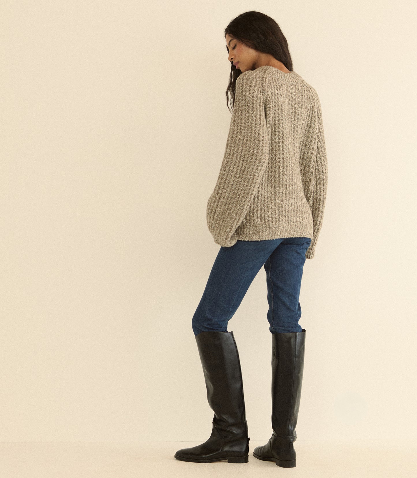 FENNEL SWEATER -- GRAY MARL