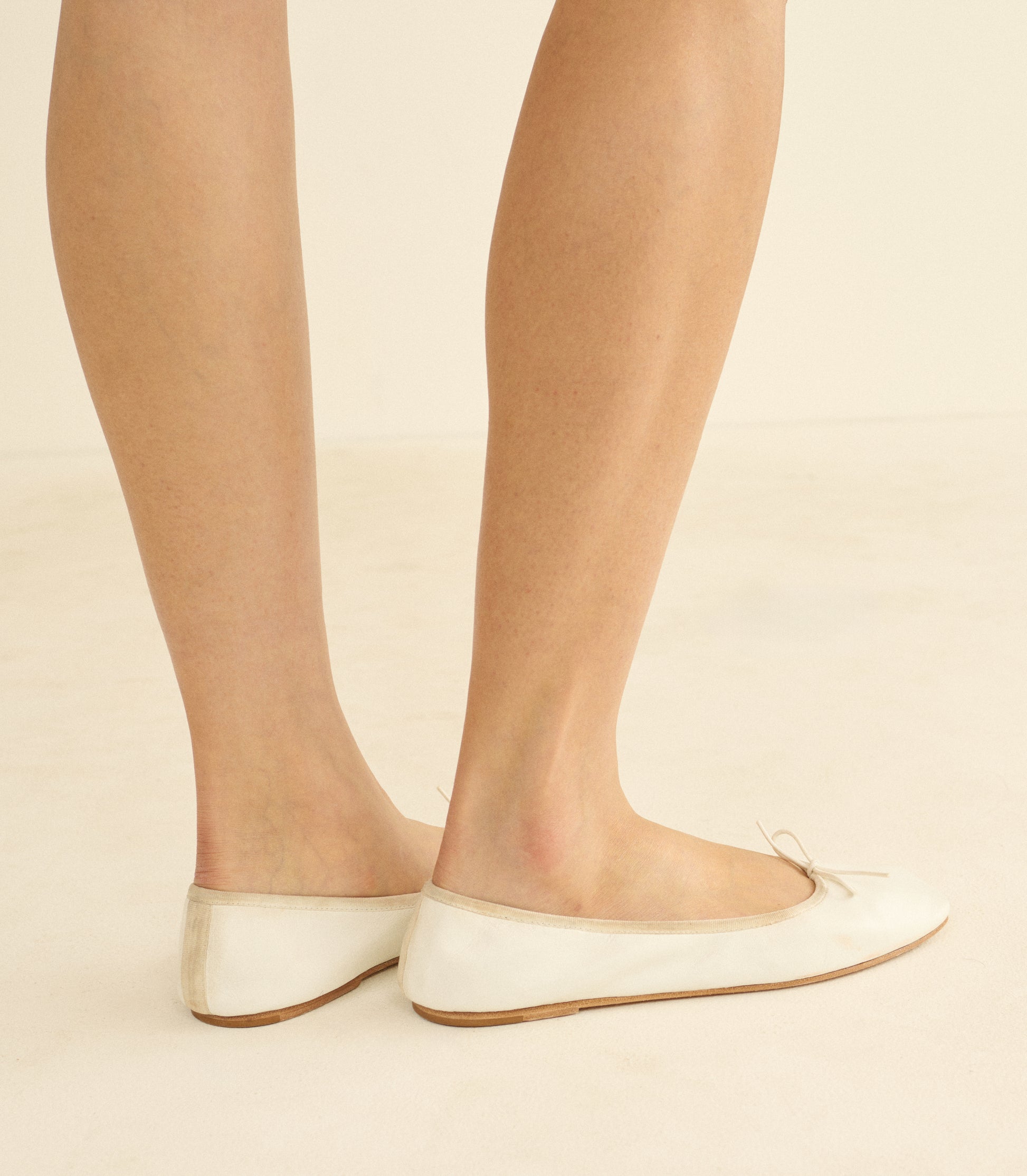 FIFI BALLET FLAT -- WHITE NAPPA view 7
