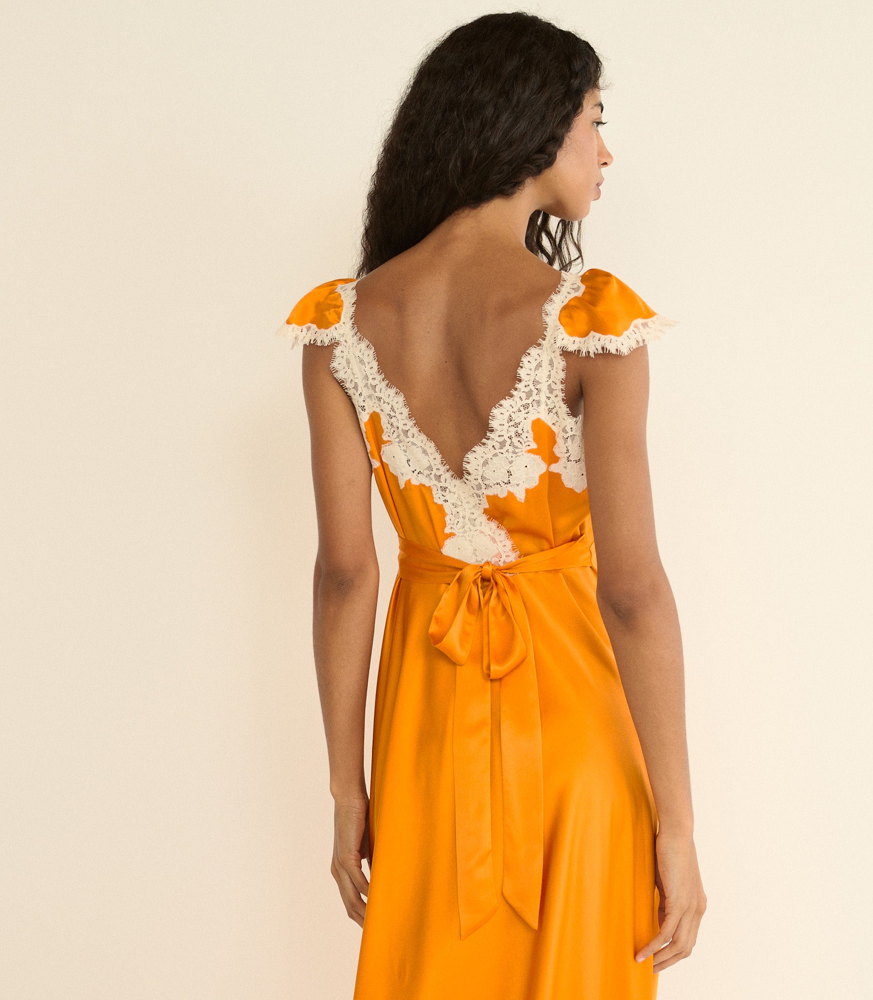 FIONA DRESS -- TANGERINE view 11
