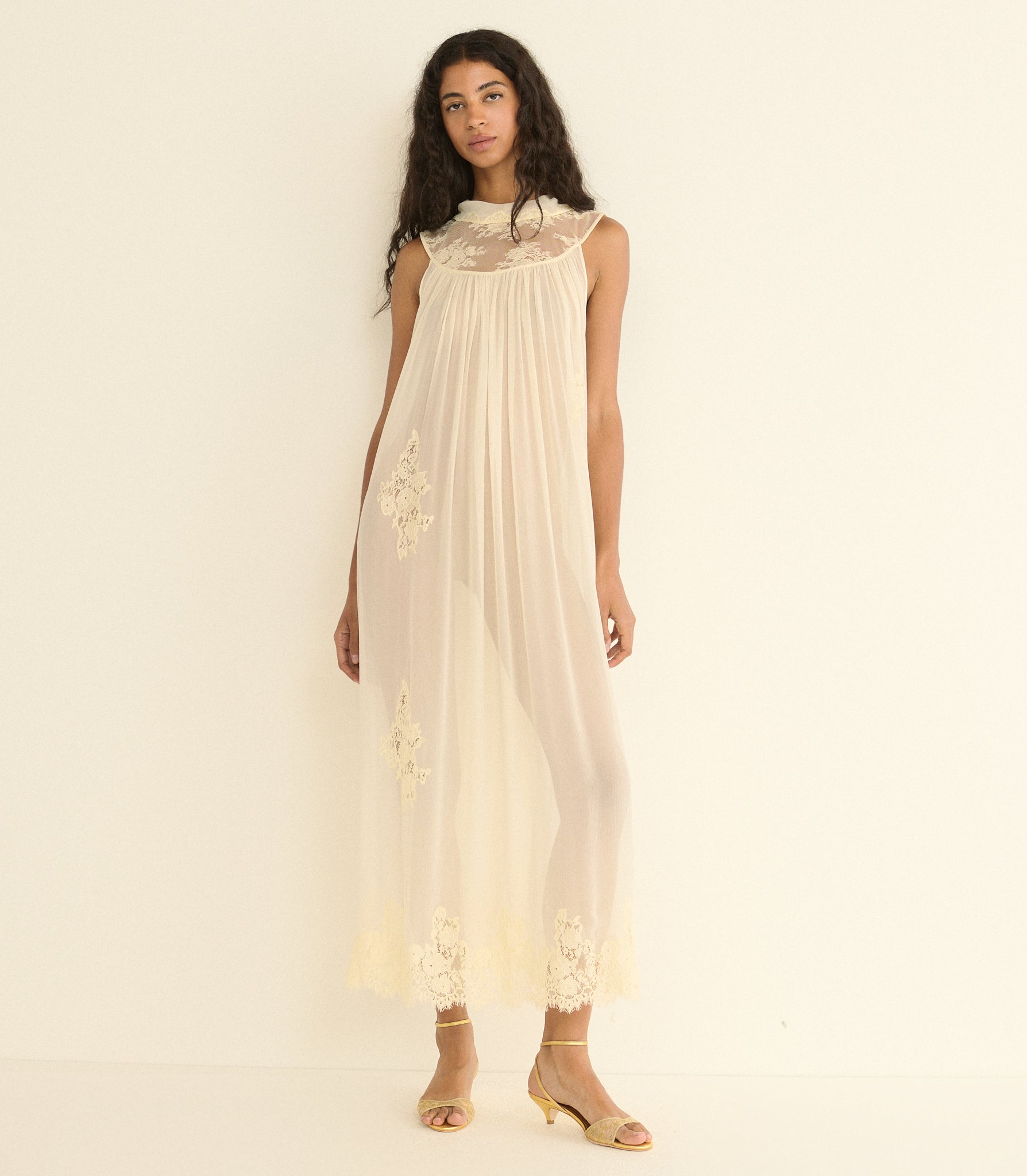 FLORENTE DRESS -- SEA SALT view 2
