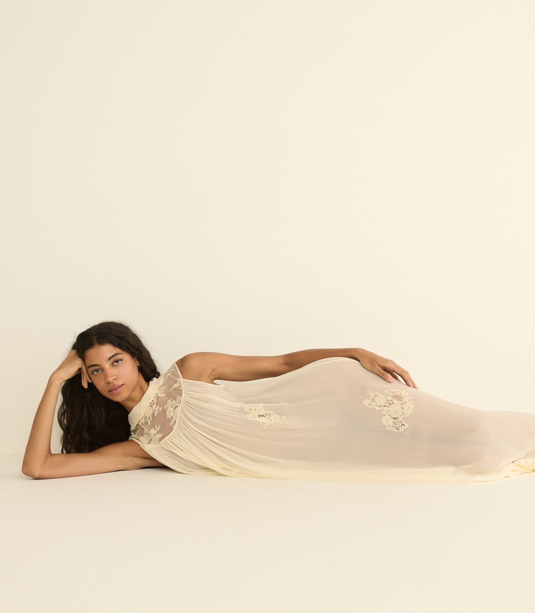 FLORENTE DRESS -- SEA SALT view 5

