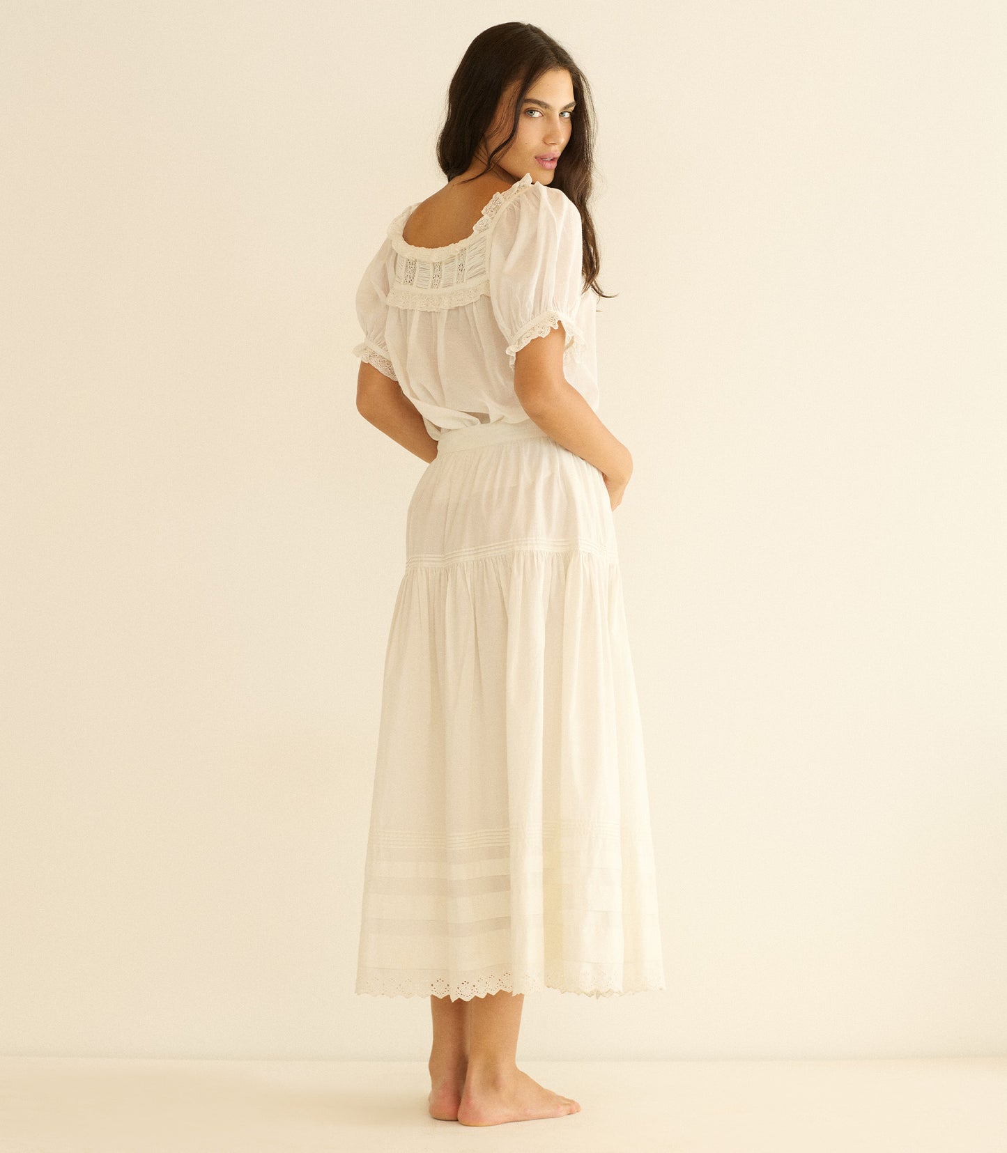 FRANCES TOP -- SALT LACE