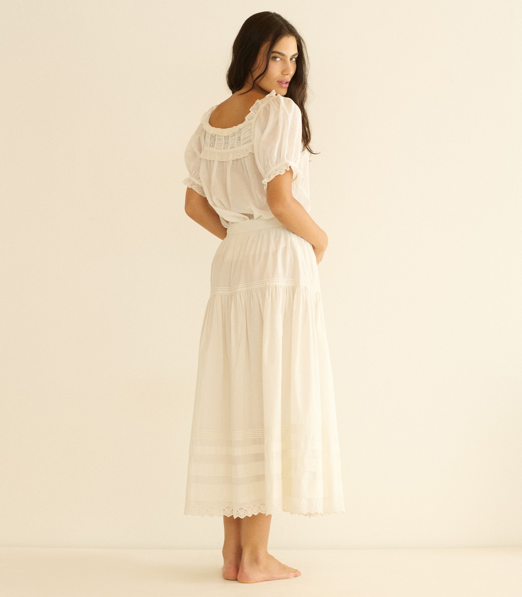 FRANCES TOP -- SALT LACE view 4
