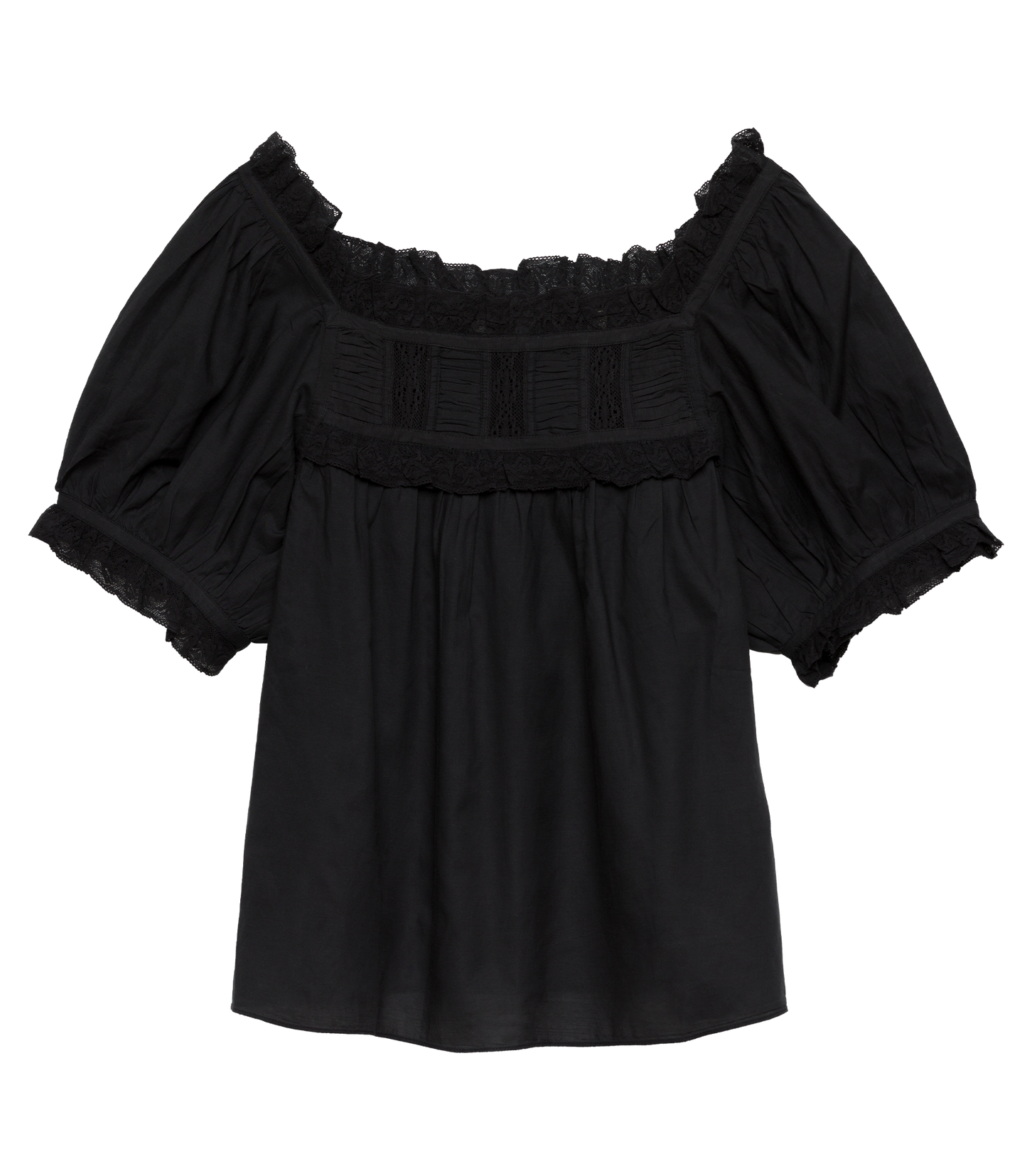 FRANCES TOP -- BLACK