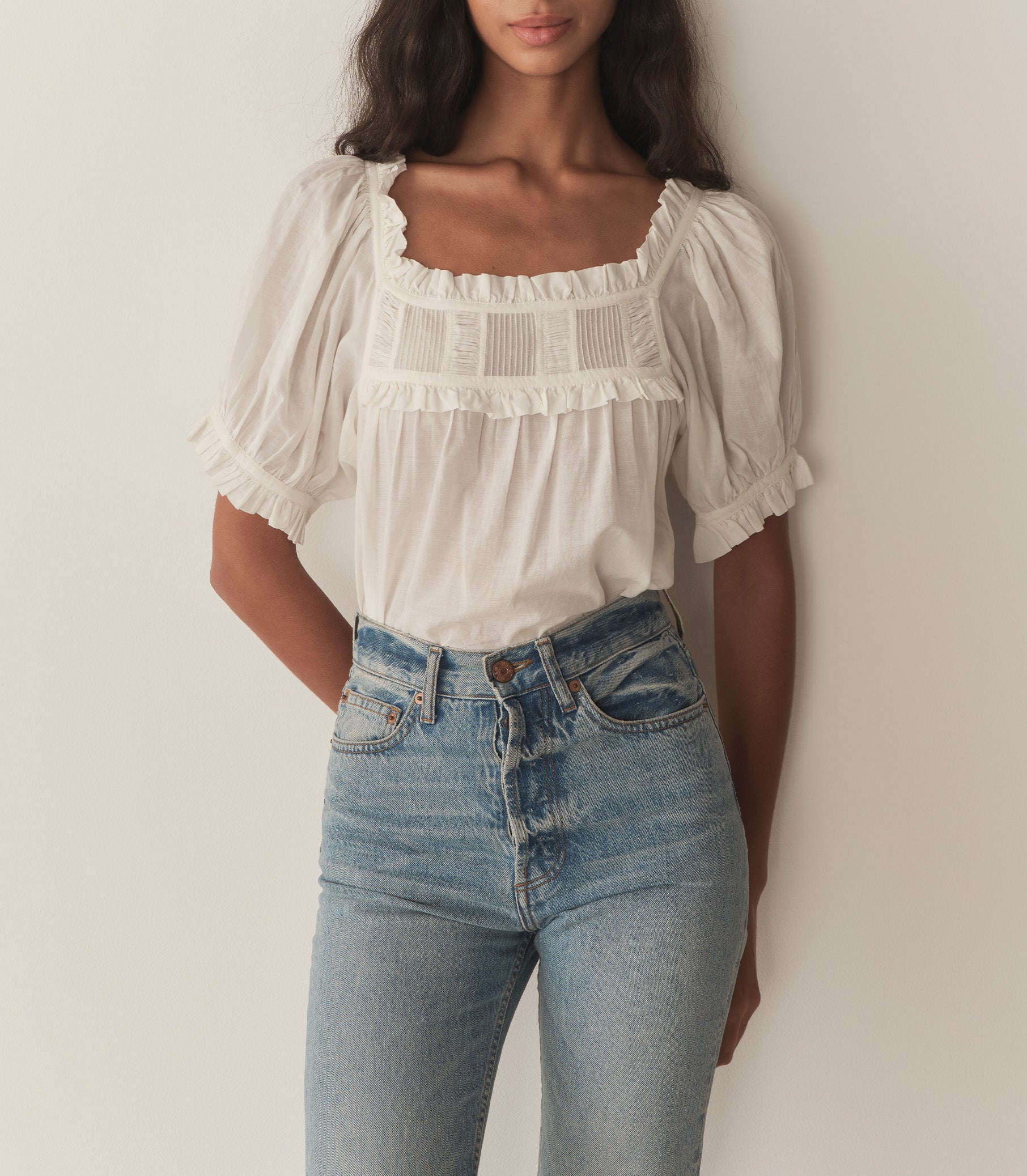 HMD -- FRANCES TOP -- SALT LACE view 2
