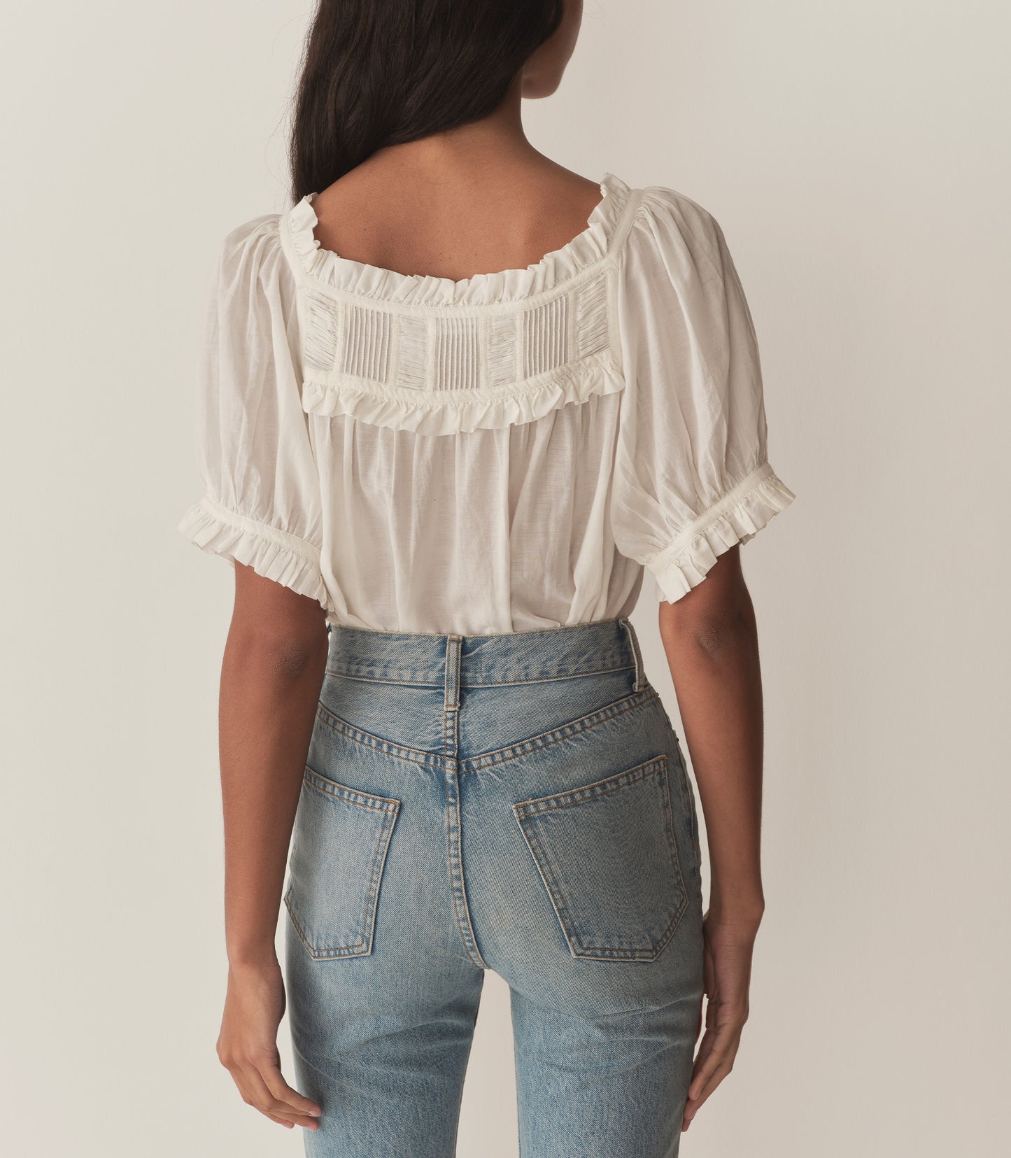 HMD -- FRANCES TOP -- SALT LACE